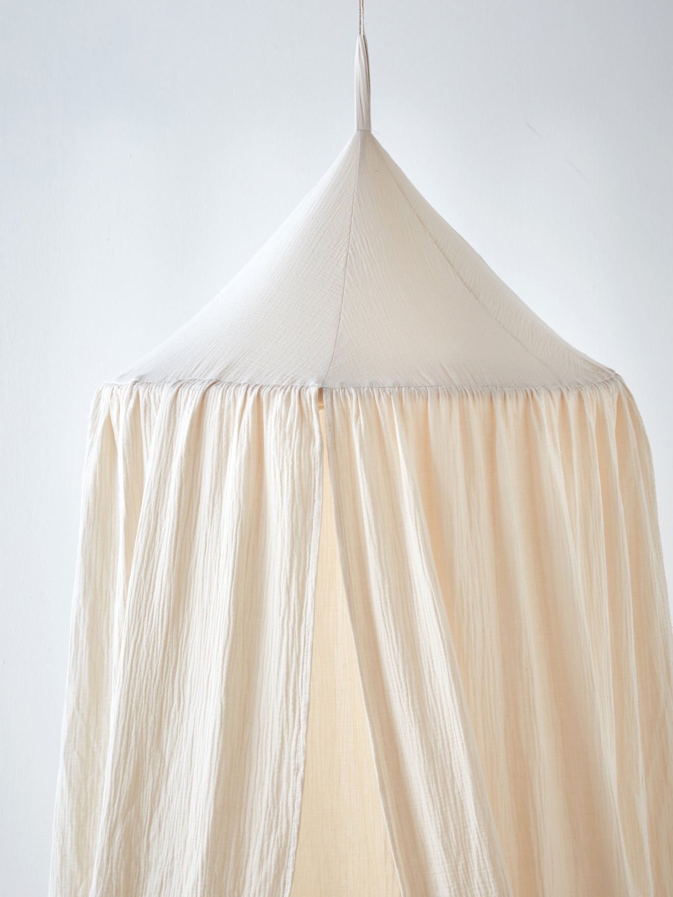 Ciel de lit en gaze de coton