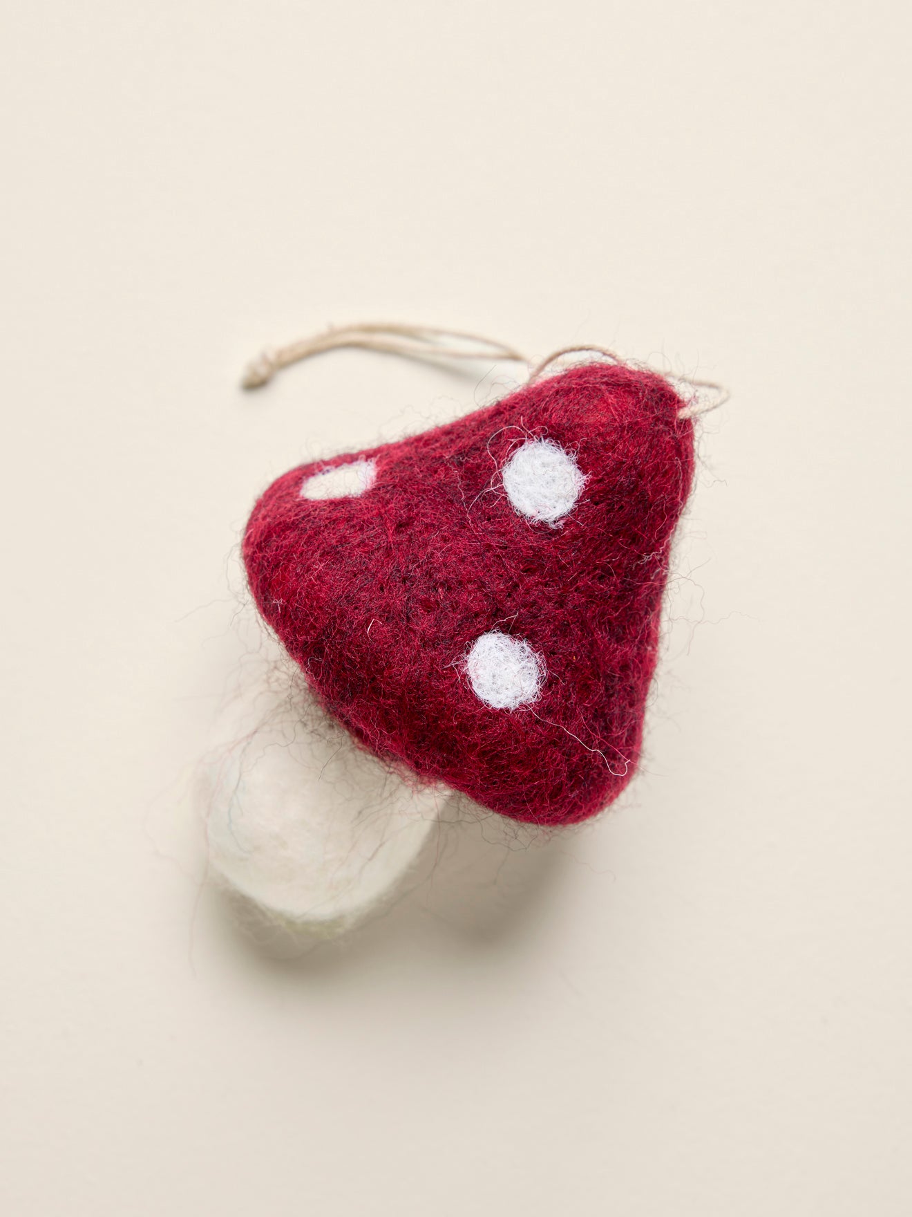 Champignon à suspendre en feutrine - lot de 4