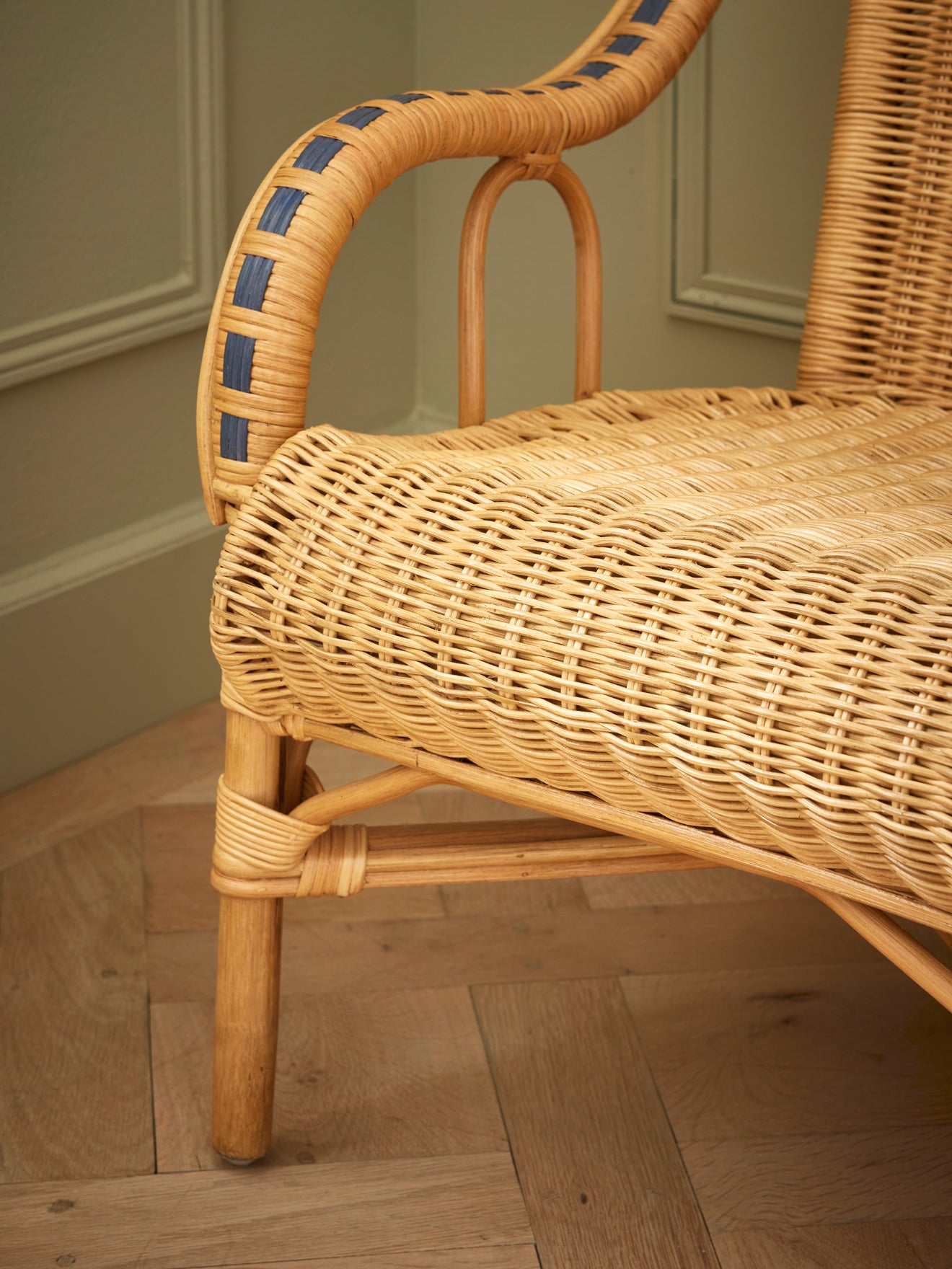 Banquette enfant en rotin Marceau