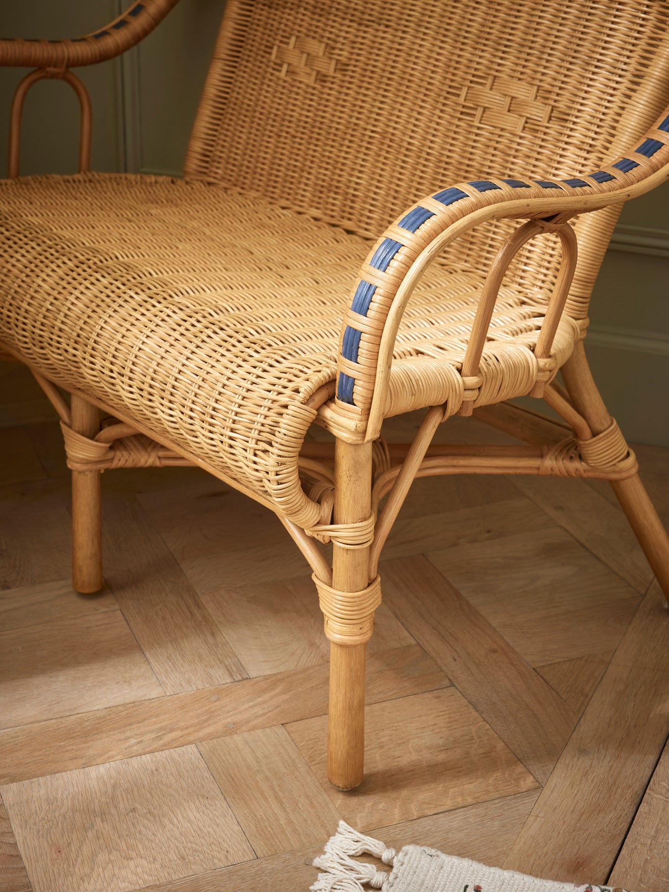 Banquette enfant en rotin Marceau