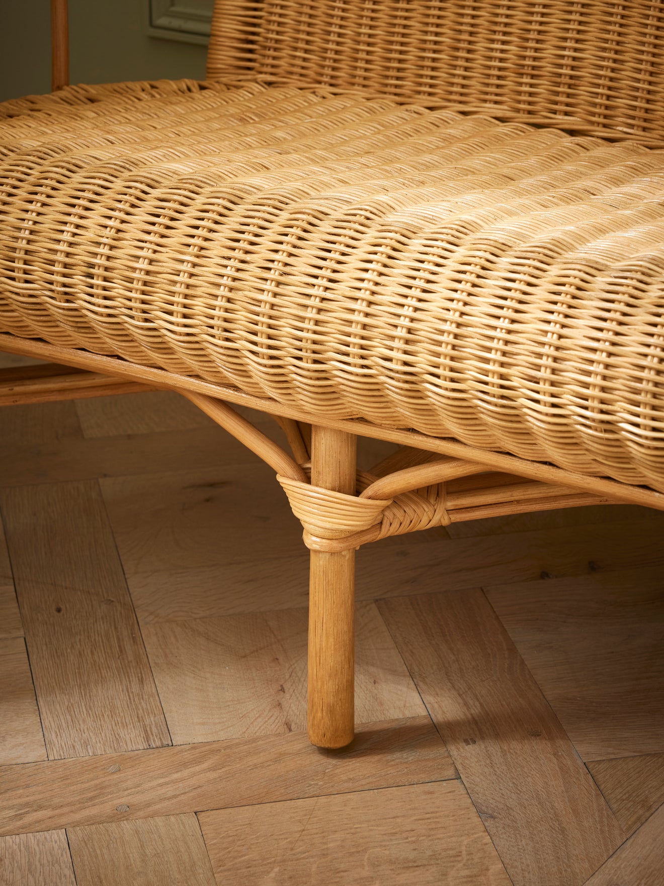 Banquette enfant en rotin Marceau