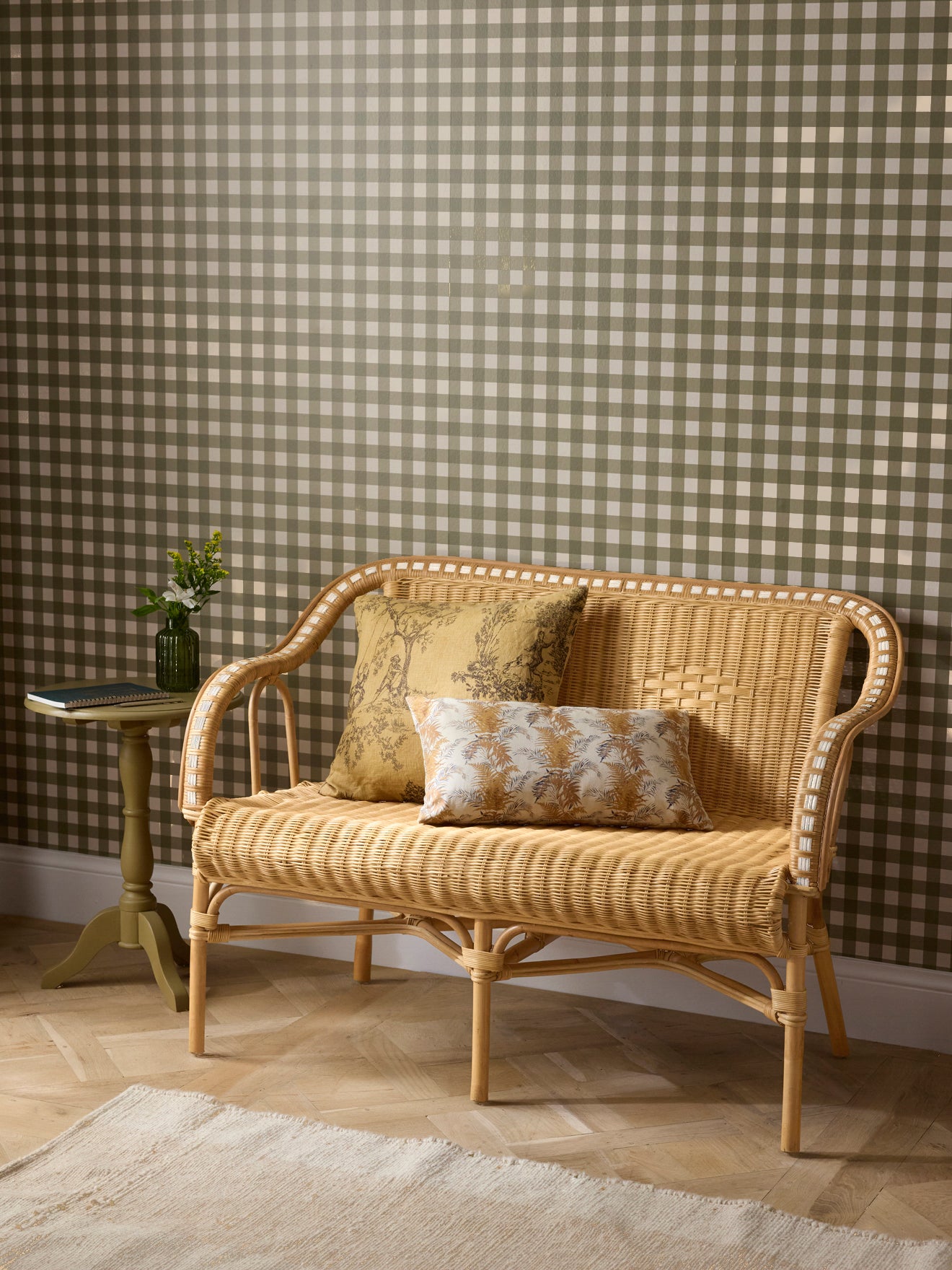 Banquette en rotin Marceau