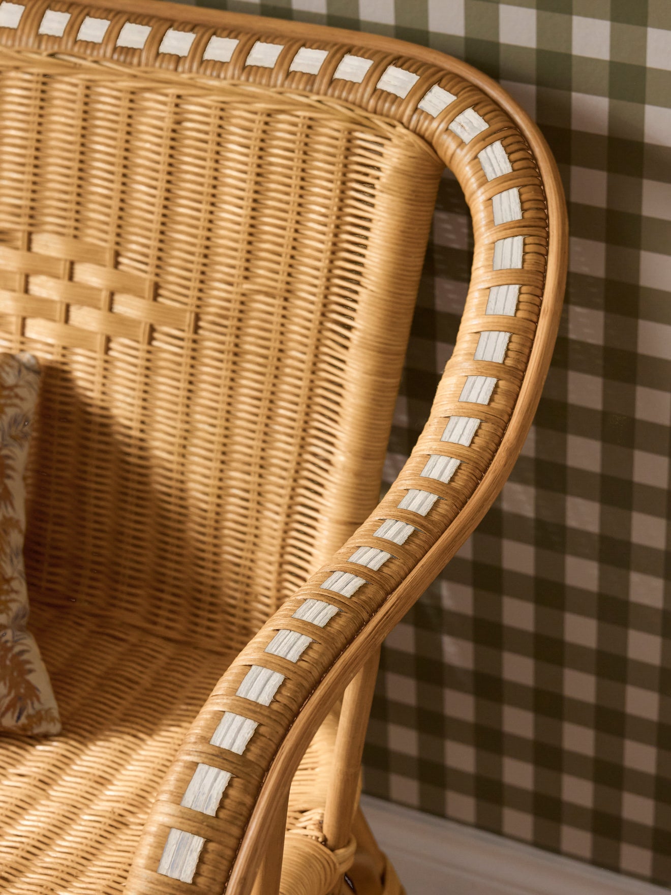 Banquette en rotin Marceau