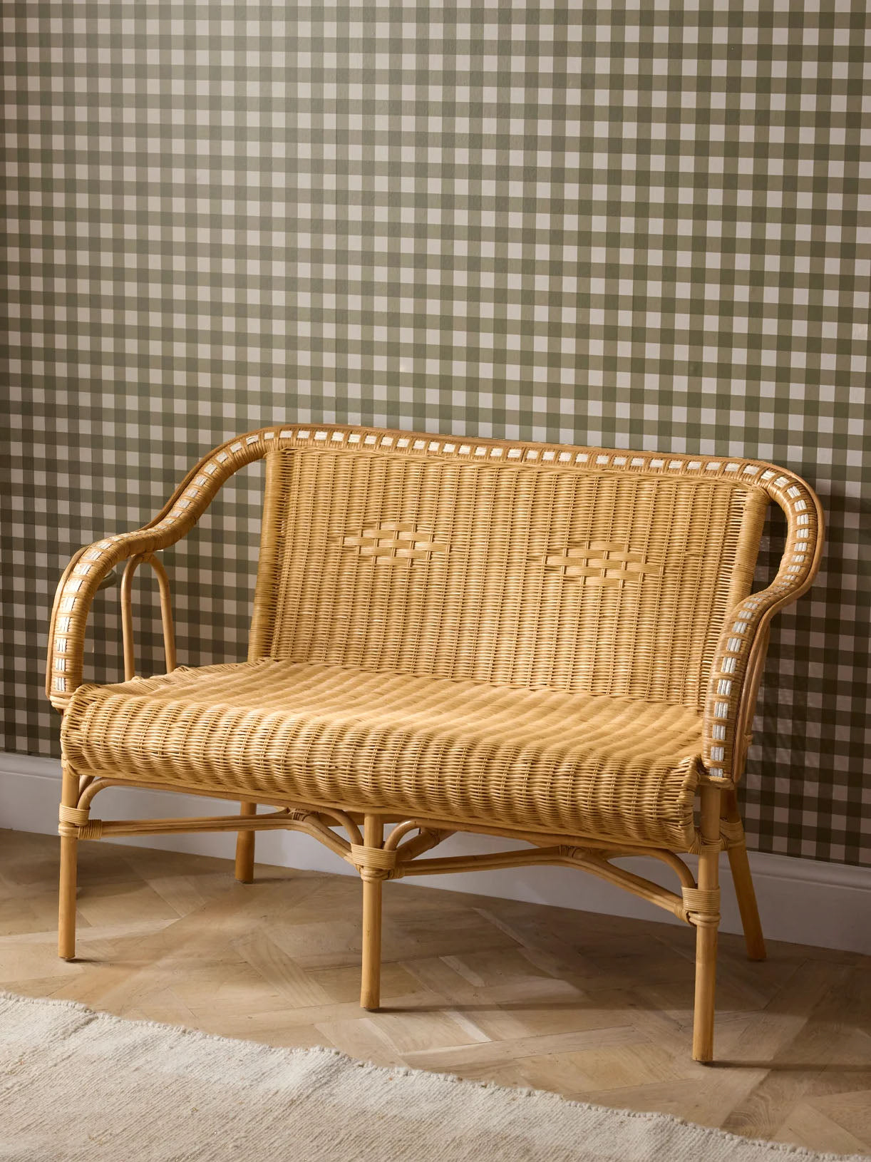 Banquette en rotin Marceau