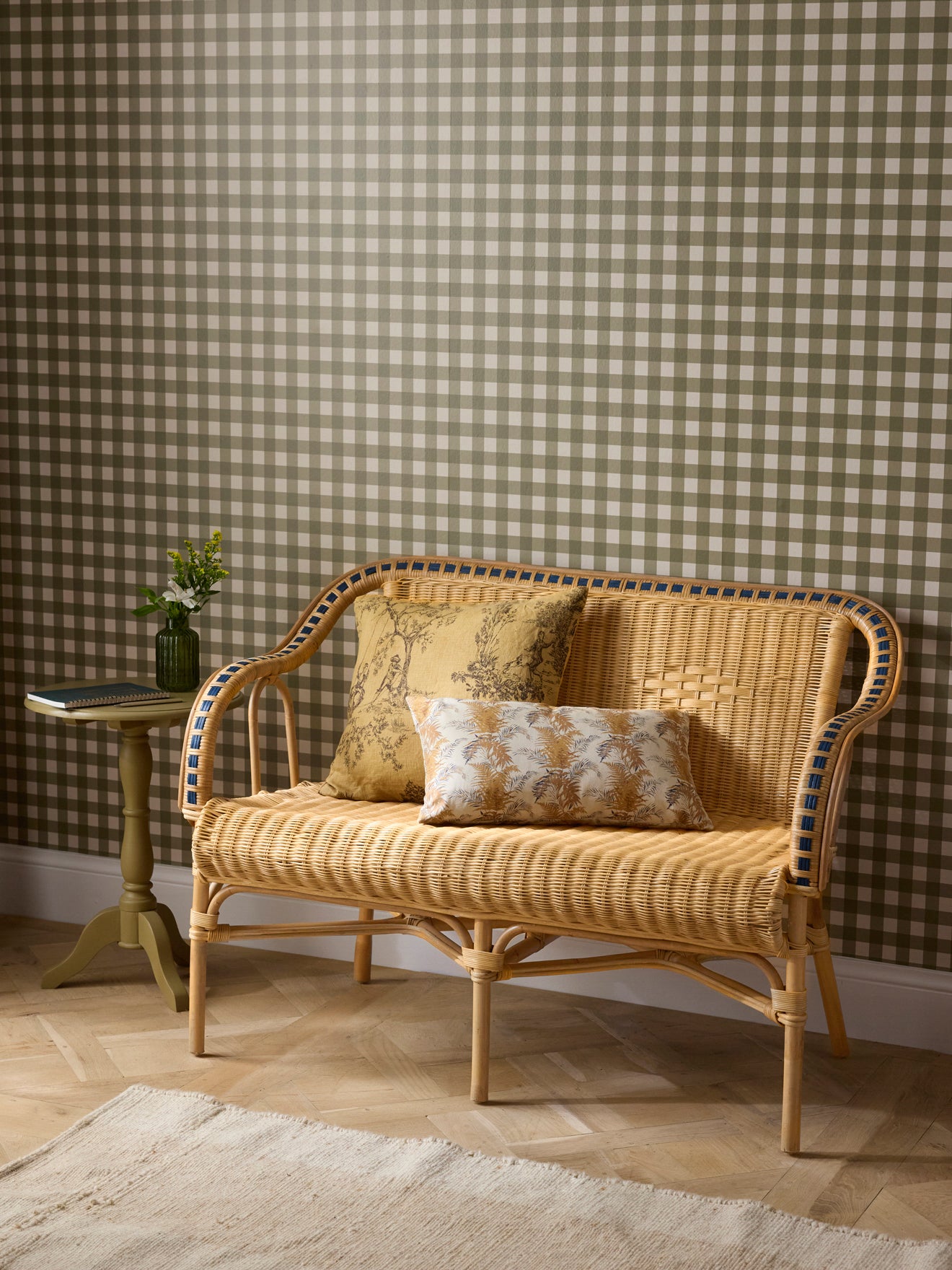 Banquette en rotin Marceau