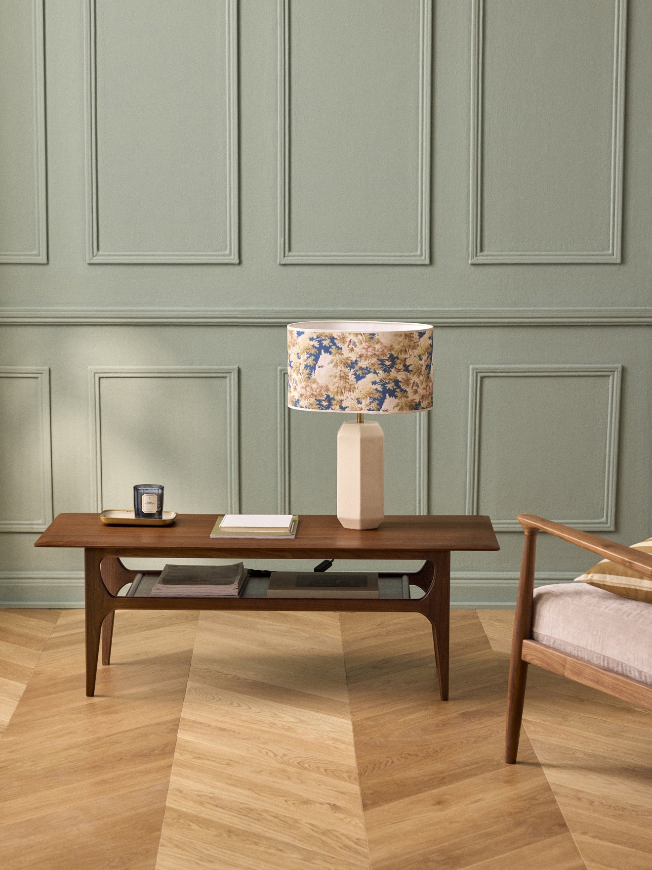 Table basse en noyer Hector - Ligne Mid-Century