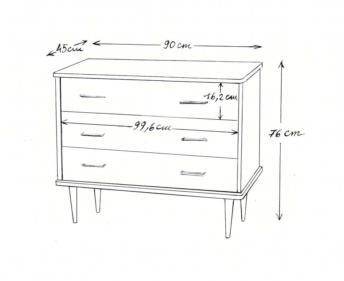 Commode Rodolphe - Ligne mid-century