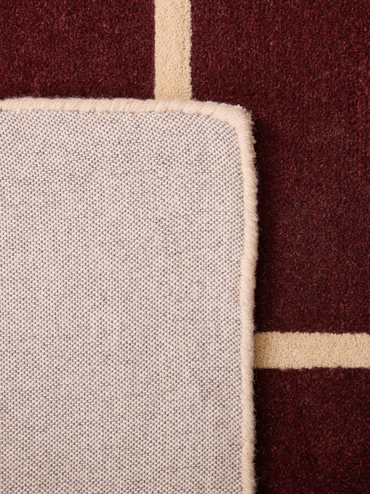 Tapis carreaux Ninon - Grand modèle