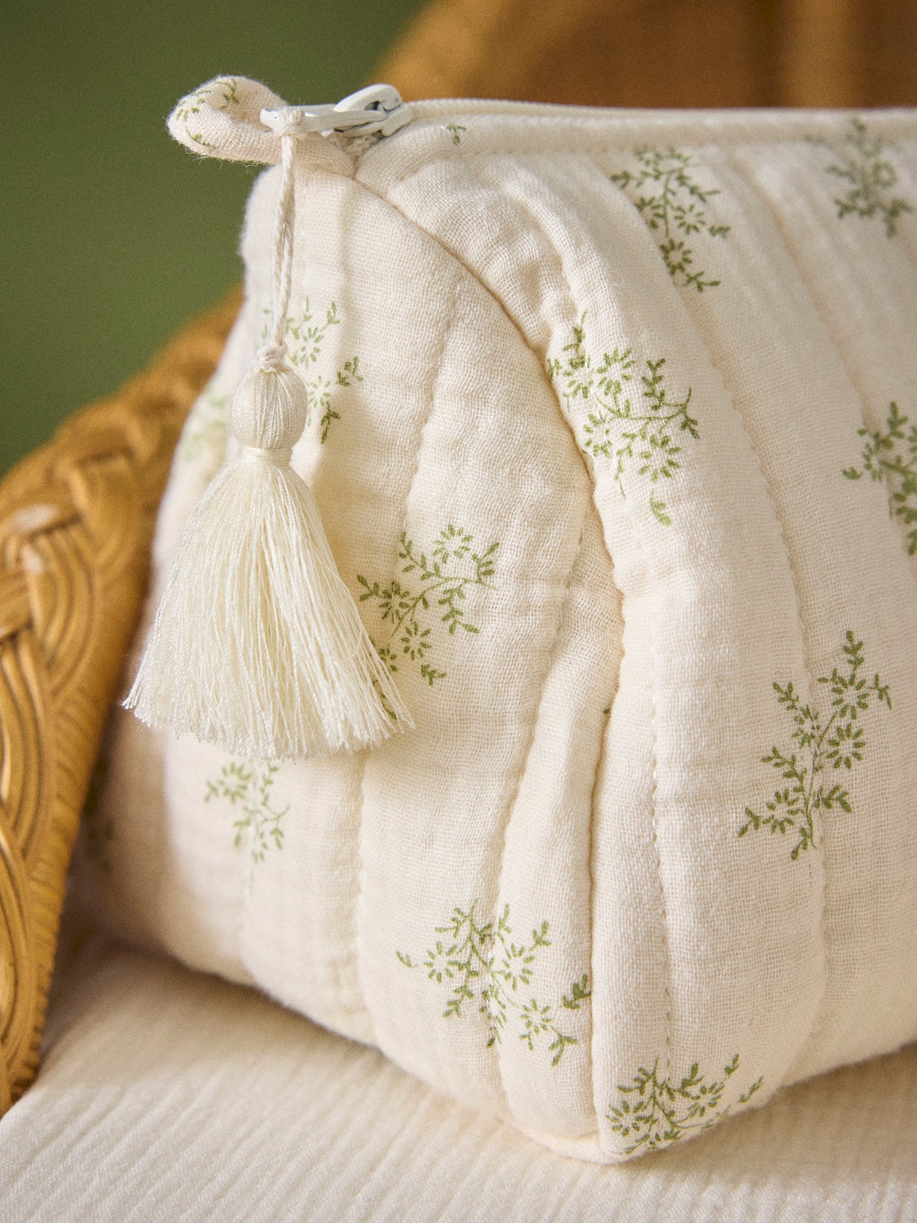 Trousse de toilette en gaze de coton