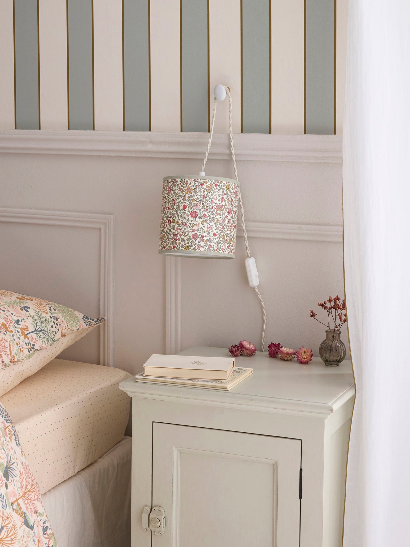 Lampe baladeuse tissu Liberty