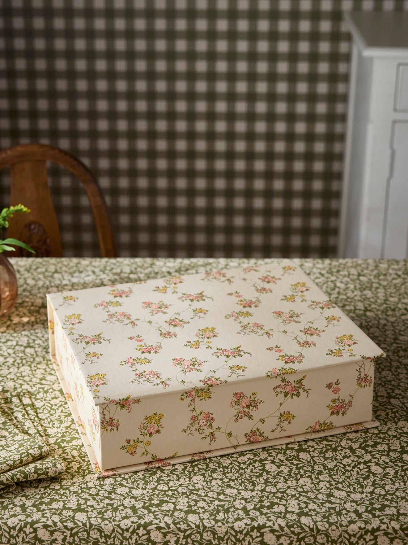 Boîte de rangement en tissu "Lilibeth"