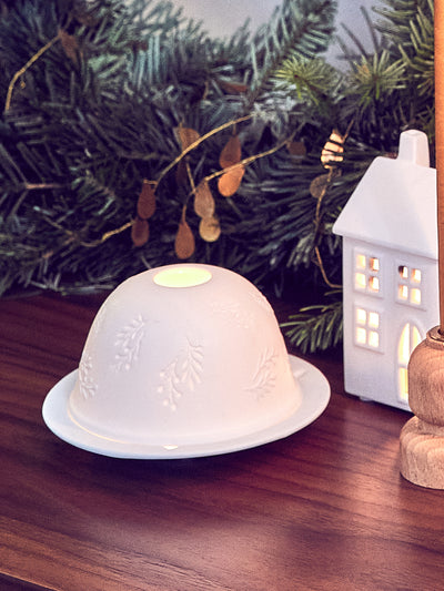 Photophore Bois De Cerf En Aluminium (diamètre 25cm