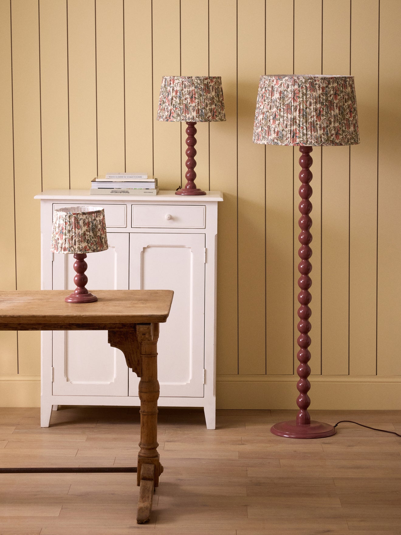 Pied de lampe en bois Bertille - Petit Modèle
