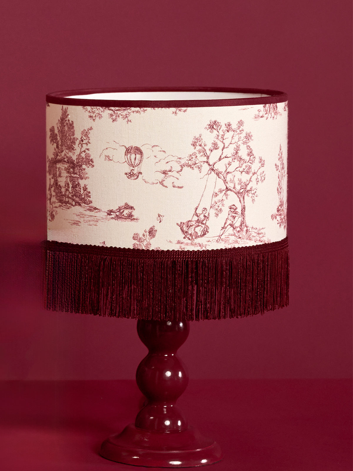 Pied de lampe en bois Bertille - Petit Modèle