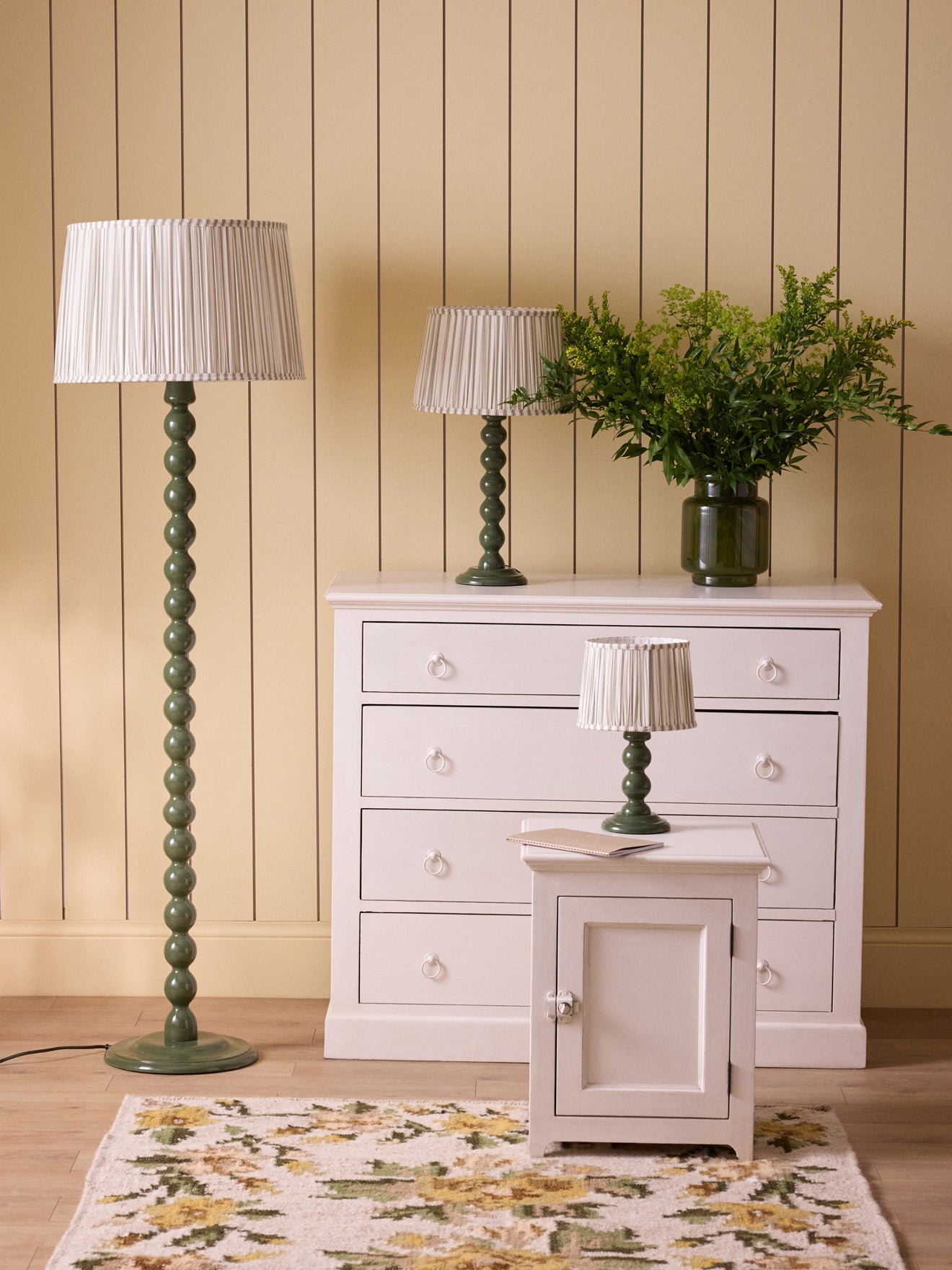 Pied de lampe en bois Bertille - Grand Modèle