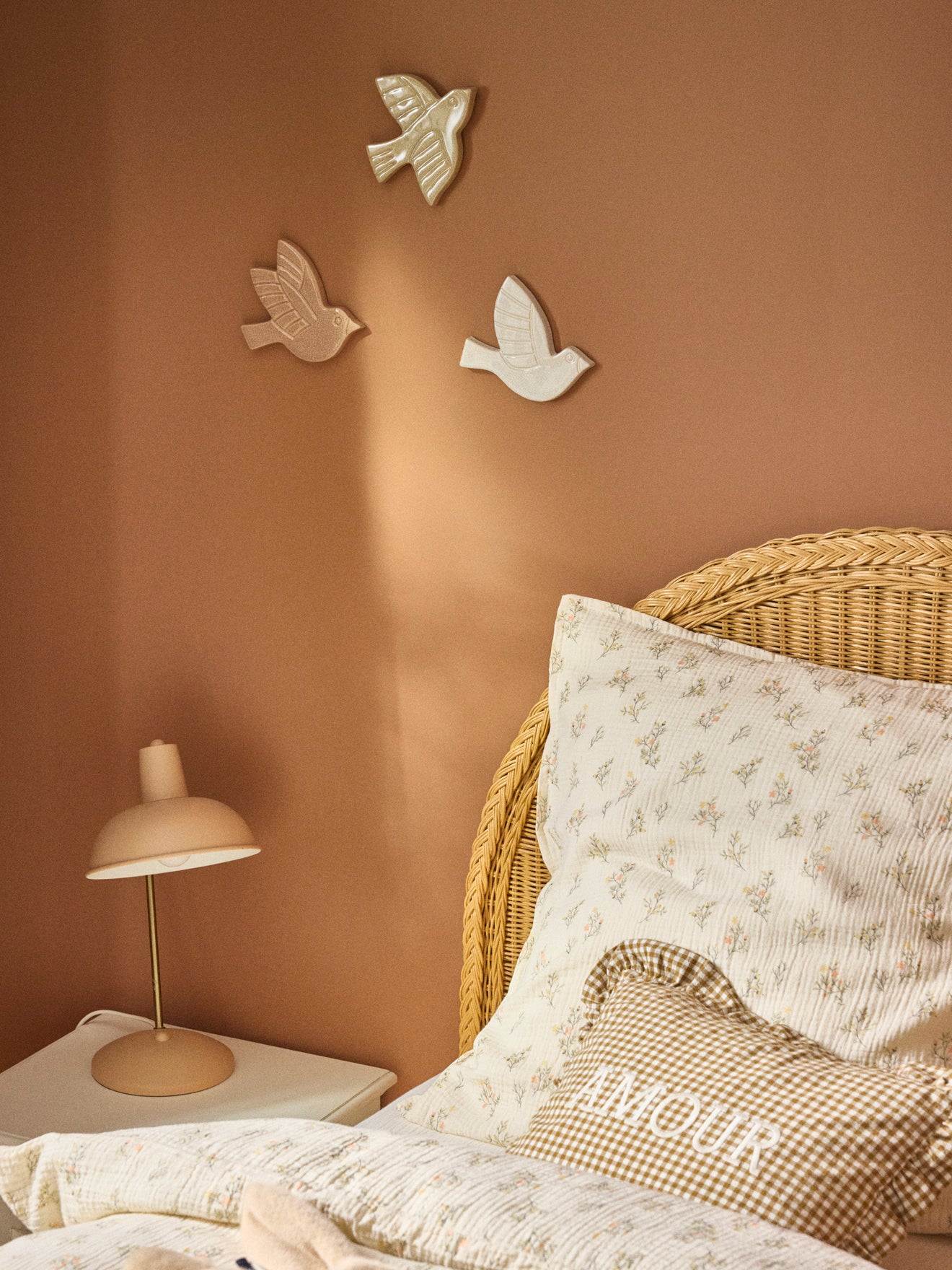 Oiseau céramique par lot de 3