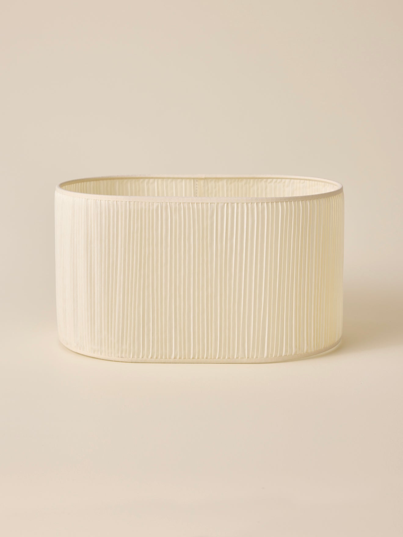 Abat-jour ovale plissé - grand modèle Victoire