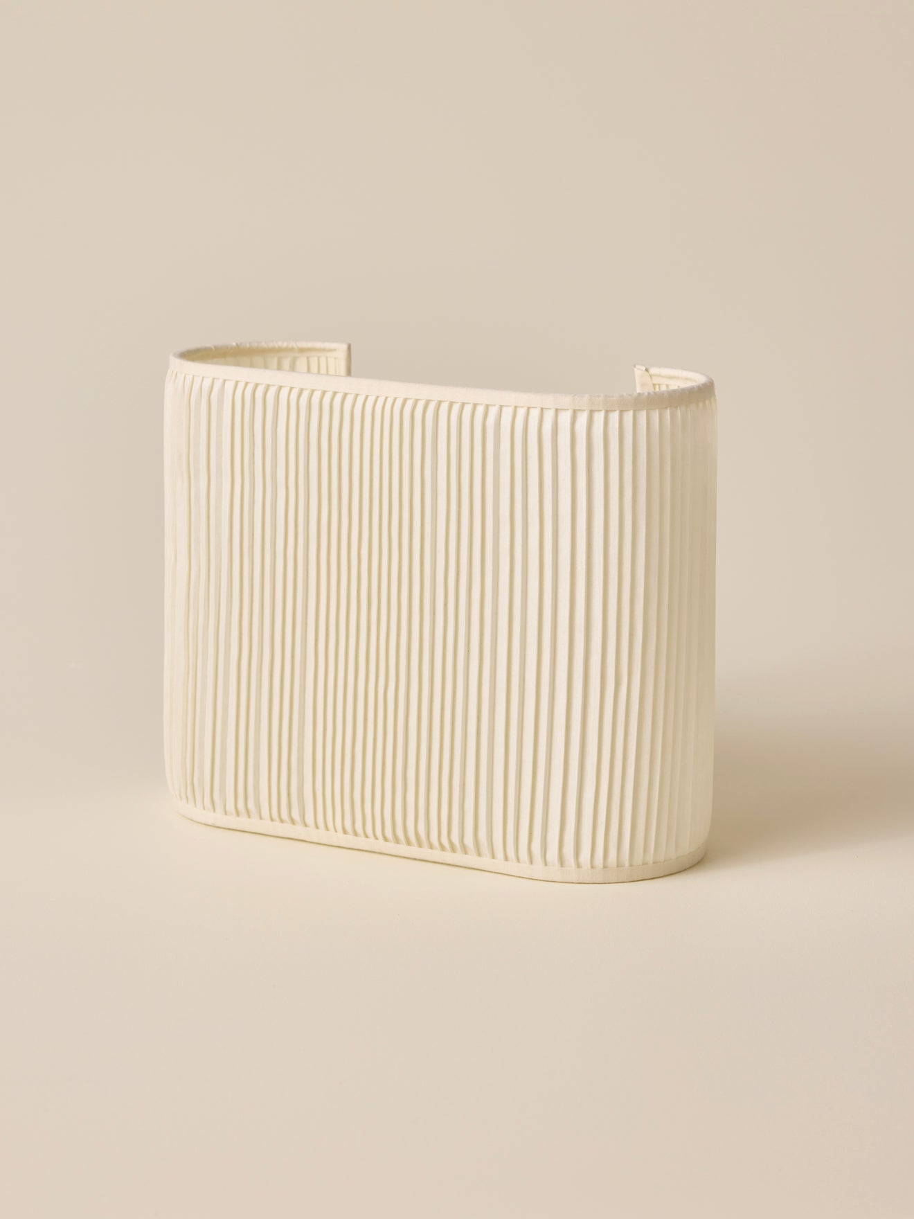 Applique ovale plissée