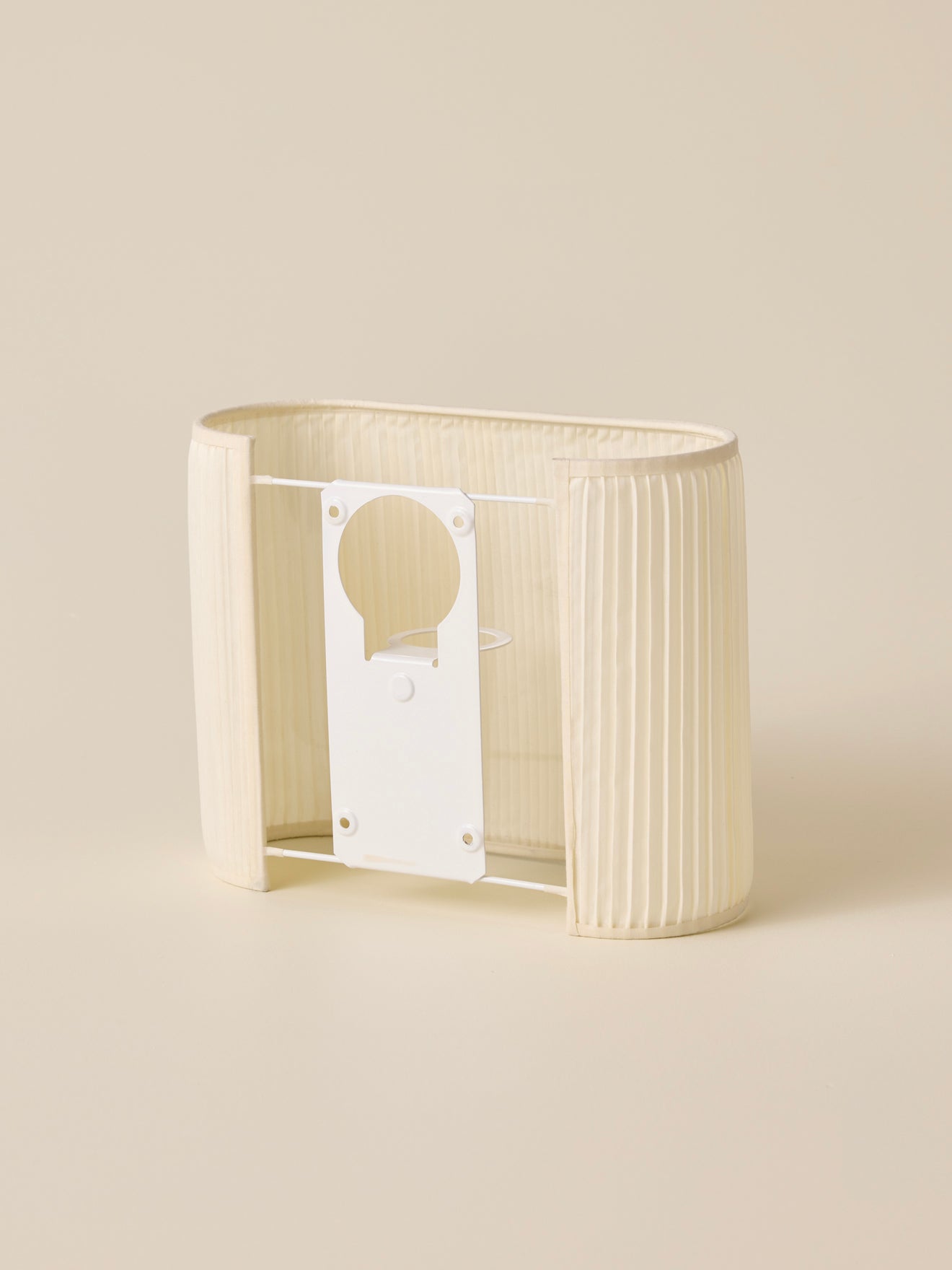 Applique ovale plissée