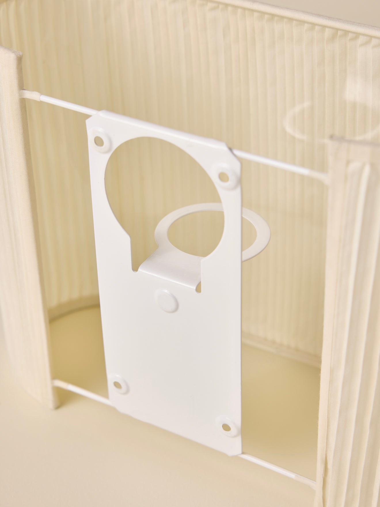 Applique ovale plissée