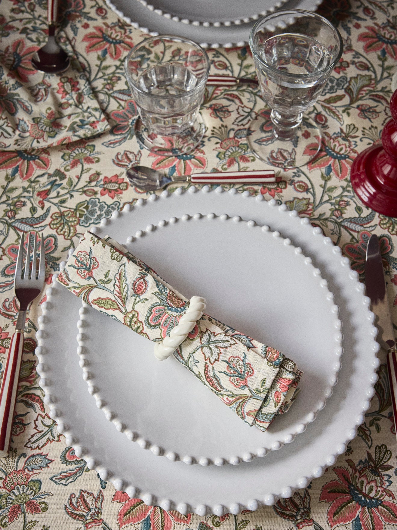 Rond de serviette céramique - Lot de 6