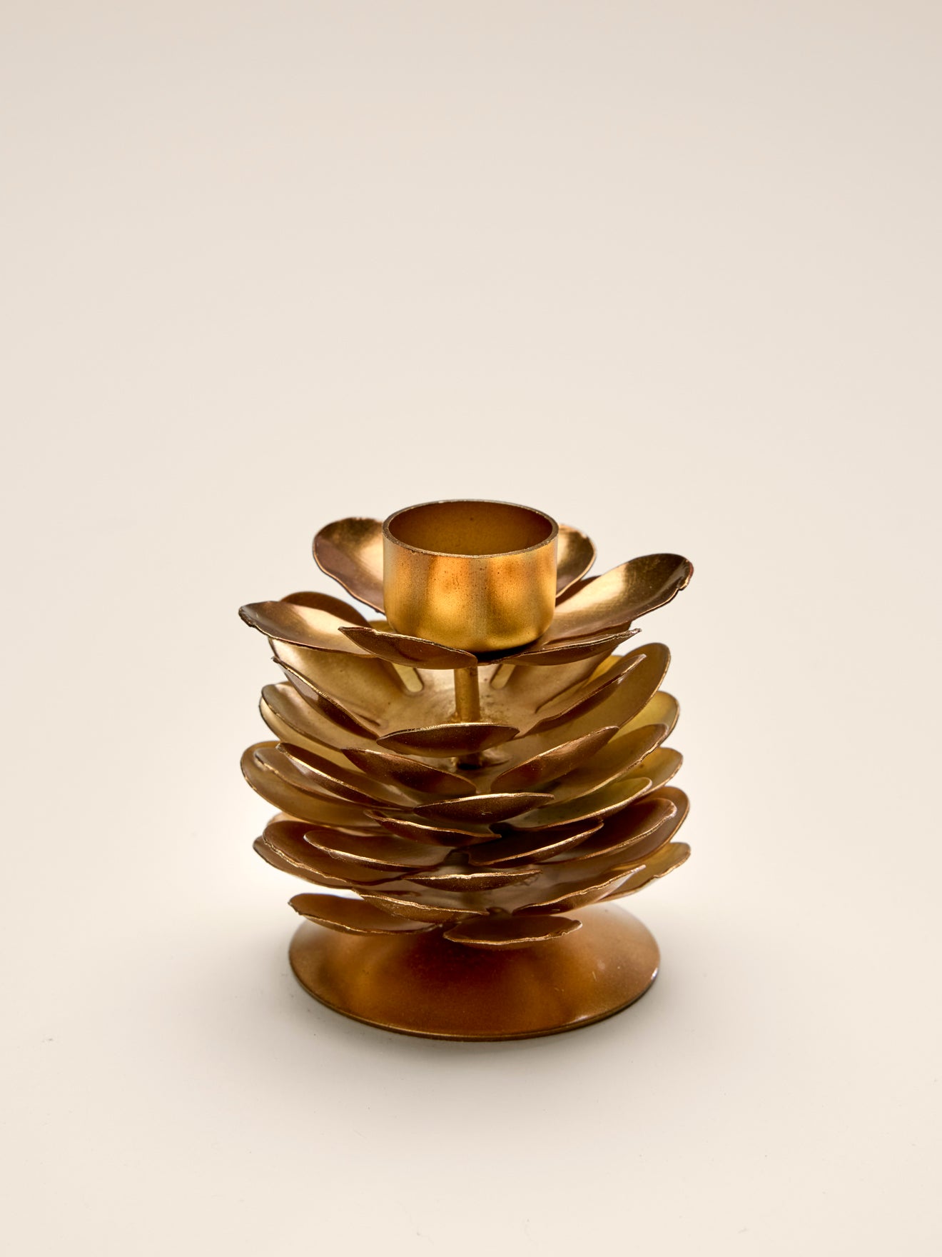 Bougeoir pomme de pin