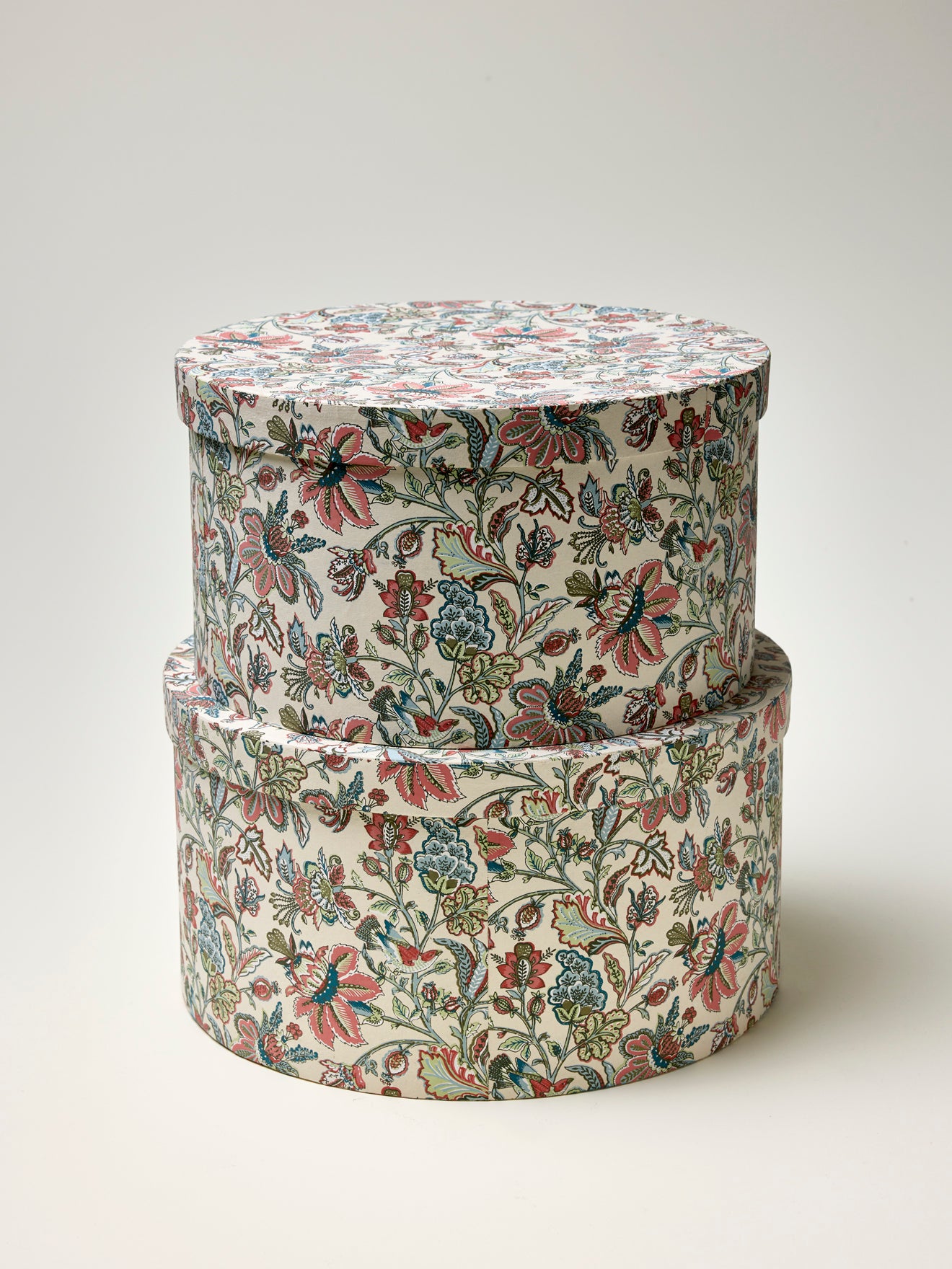 Boîte ronde en papier "Augustine" - lot de 2