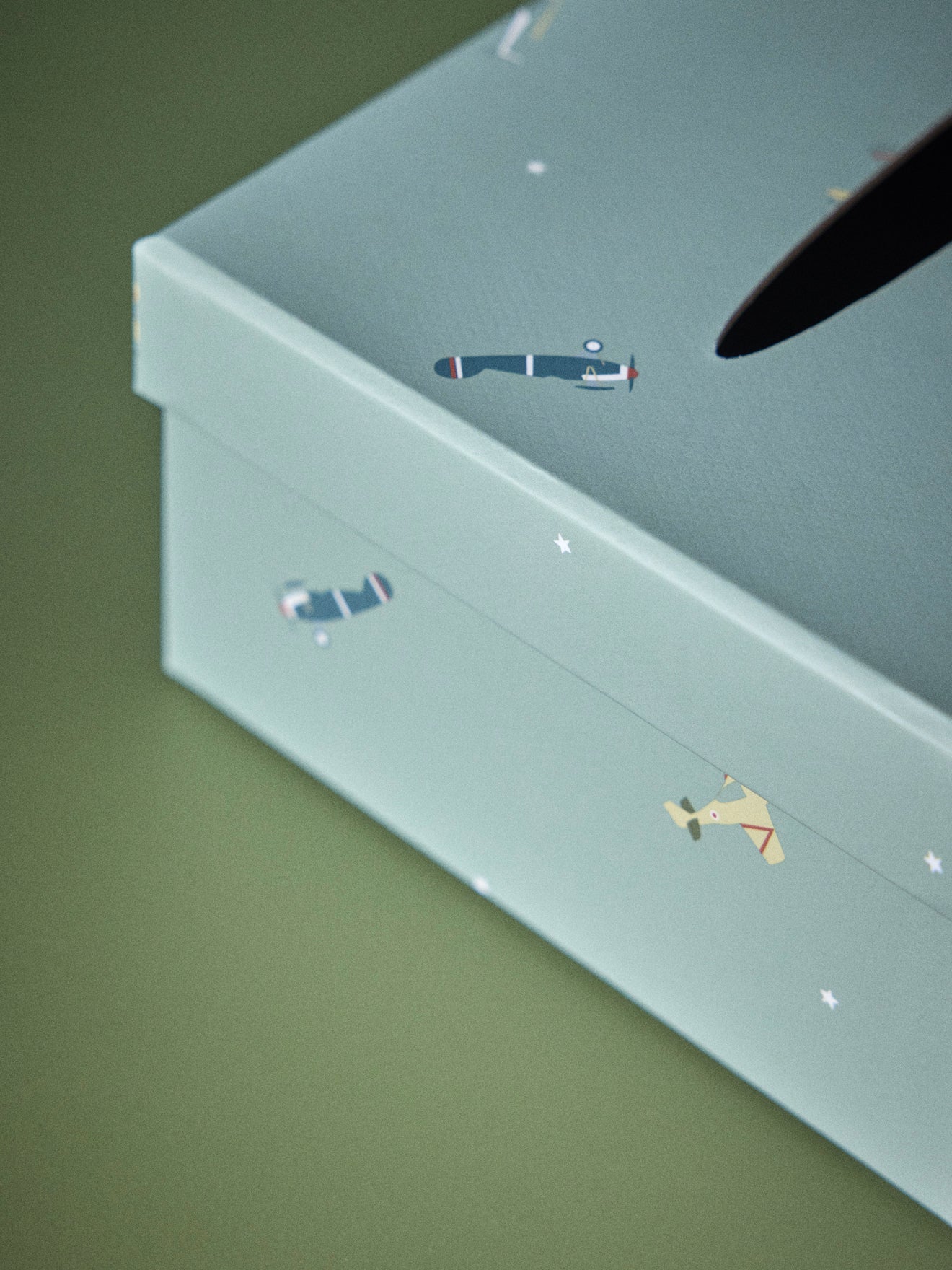 Boîte à mouchoirs en papier imprimé