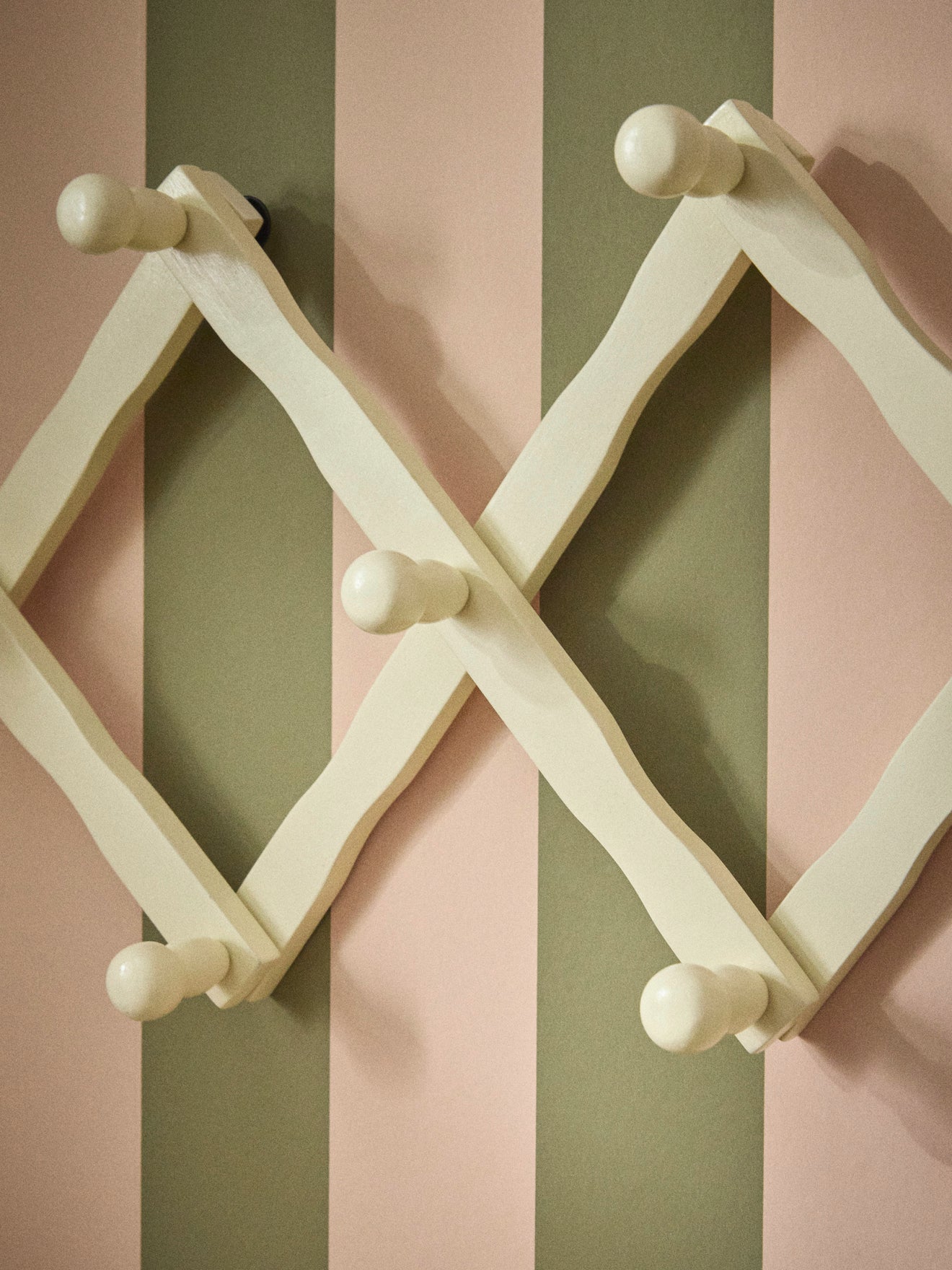 Portemanteau accordéon en bois