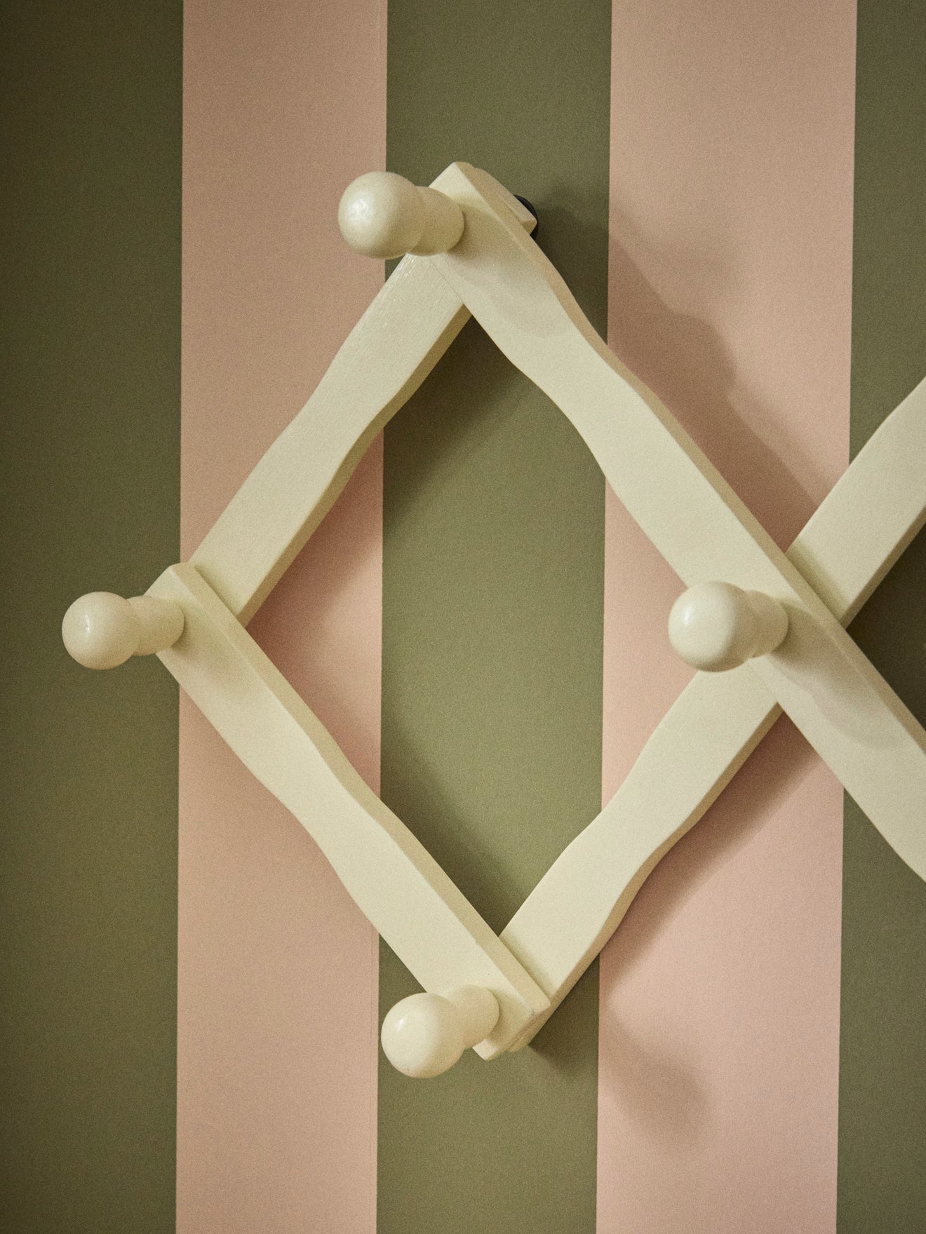 Portemanteau accordéon en bois