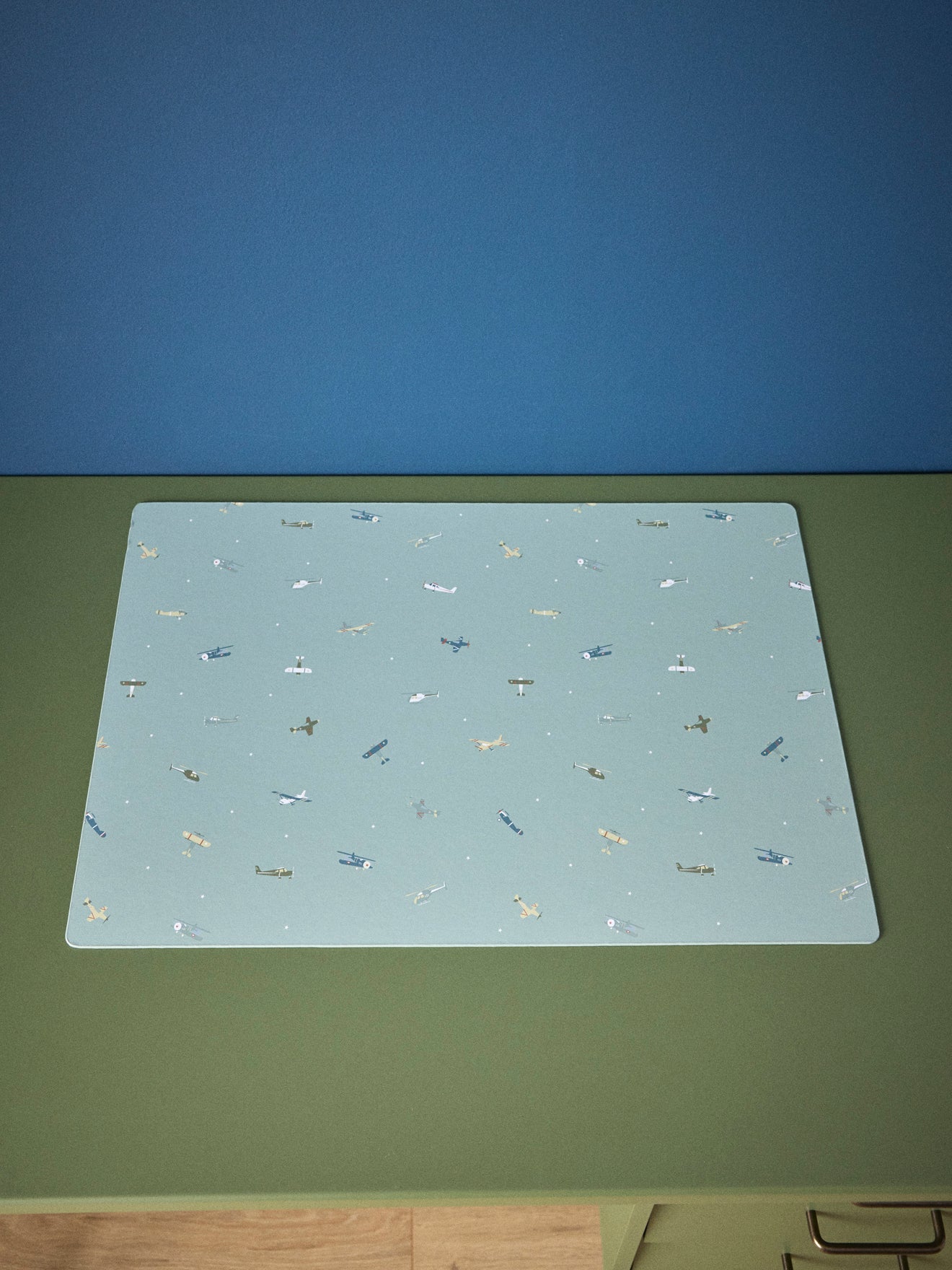 Sous-main en papier imprimé