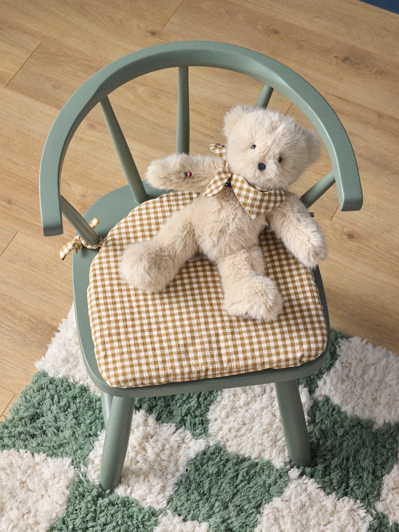 Peluche ourson Louison - Collection Cyrillus X Maïlou Tradition
