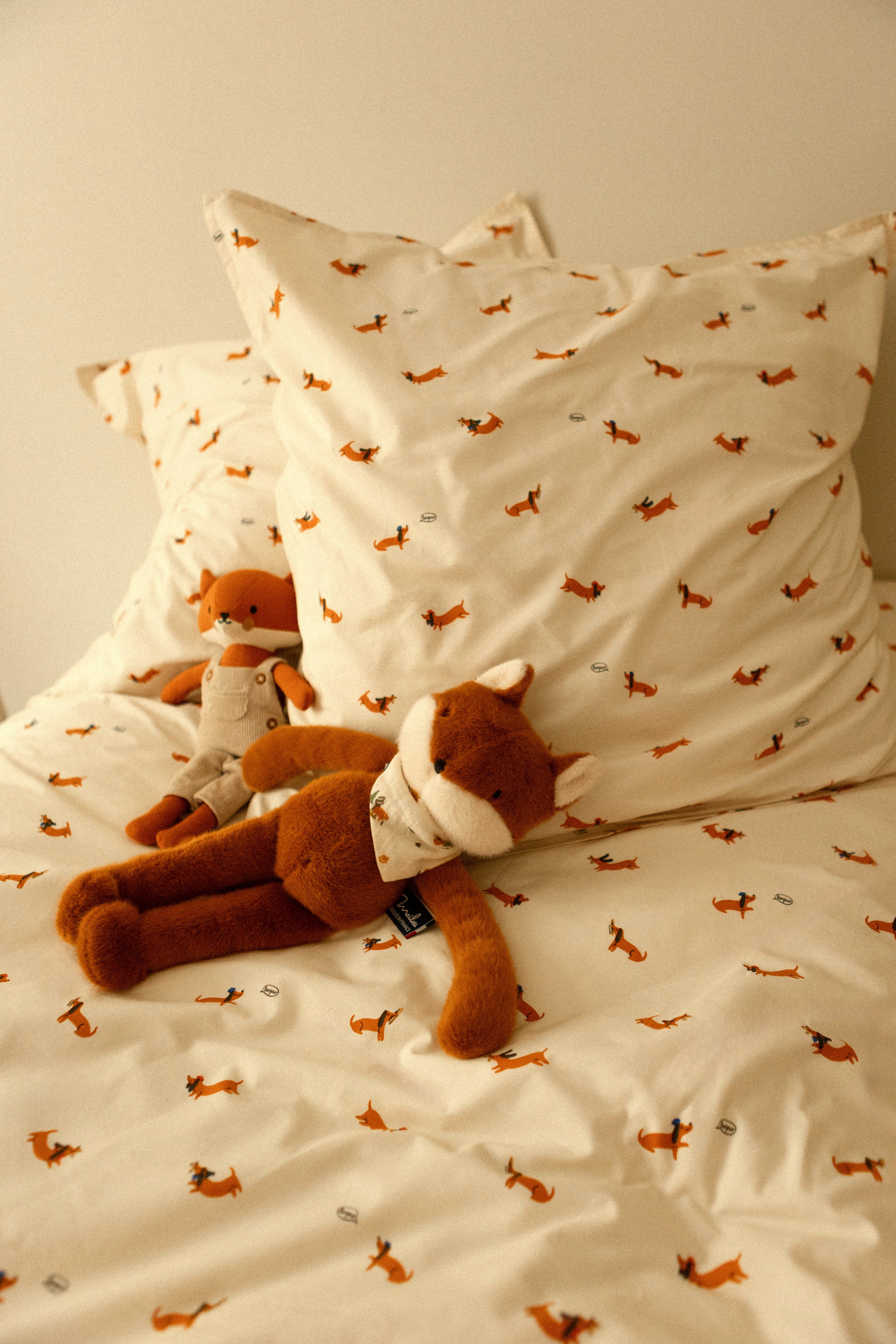 Peluche renard Lazare - Collection Cyrillus X Maïlou Tradition