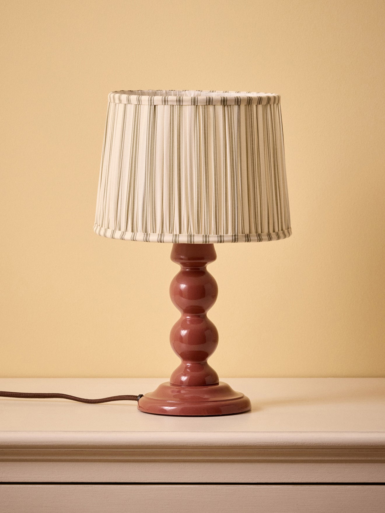 Abat-jour plissé - Petit modèle Rayures