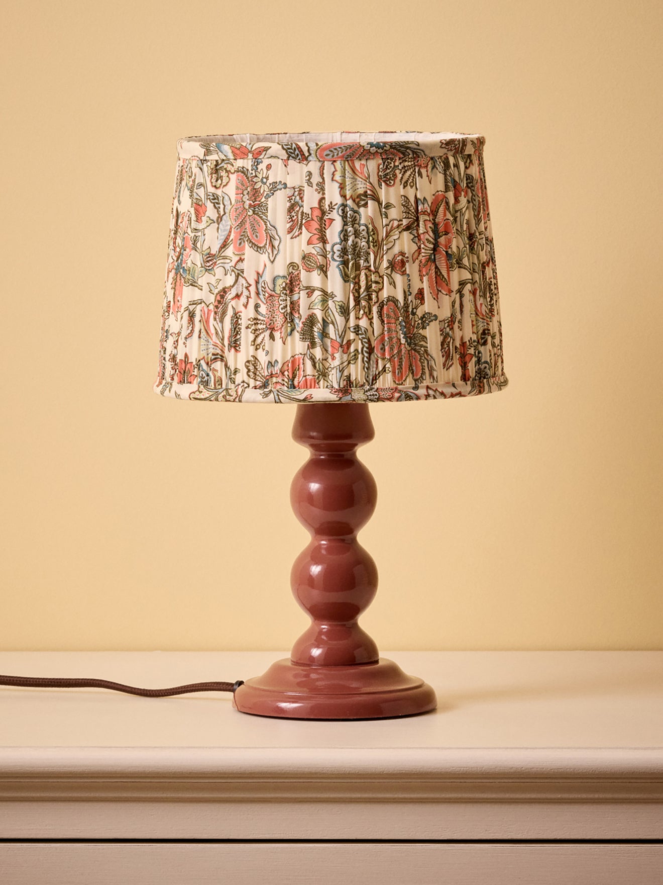 Abat-jour plissé - Petit modèle imprimé Perse