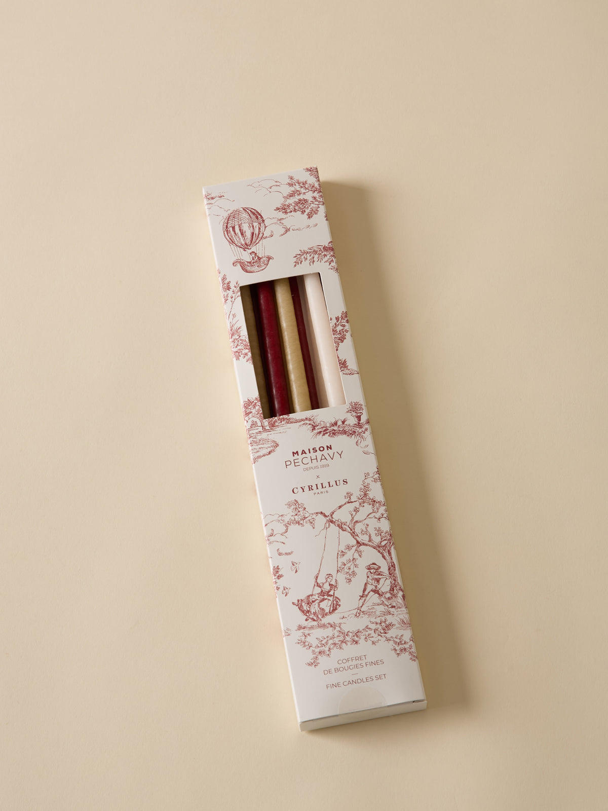 Boîte 10 bougies fines - Cyrillus X Maison Pechavy