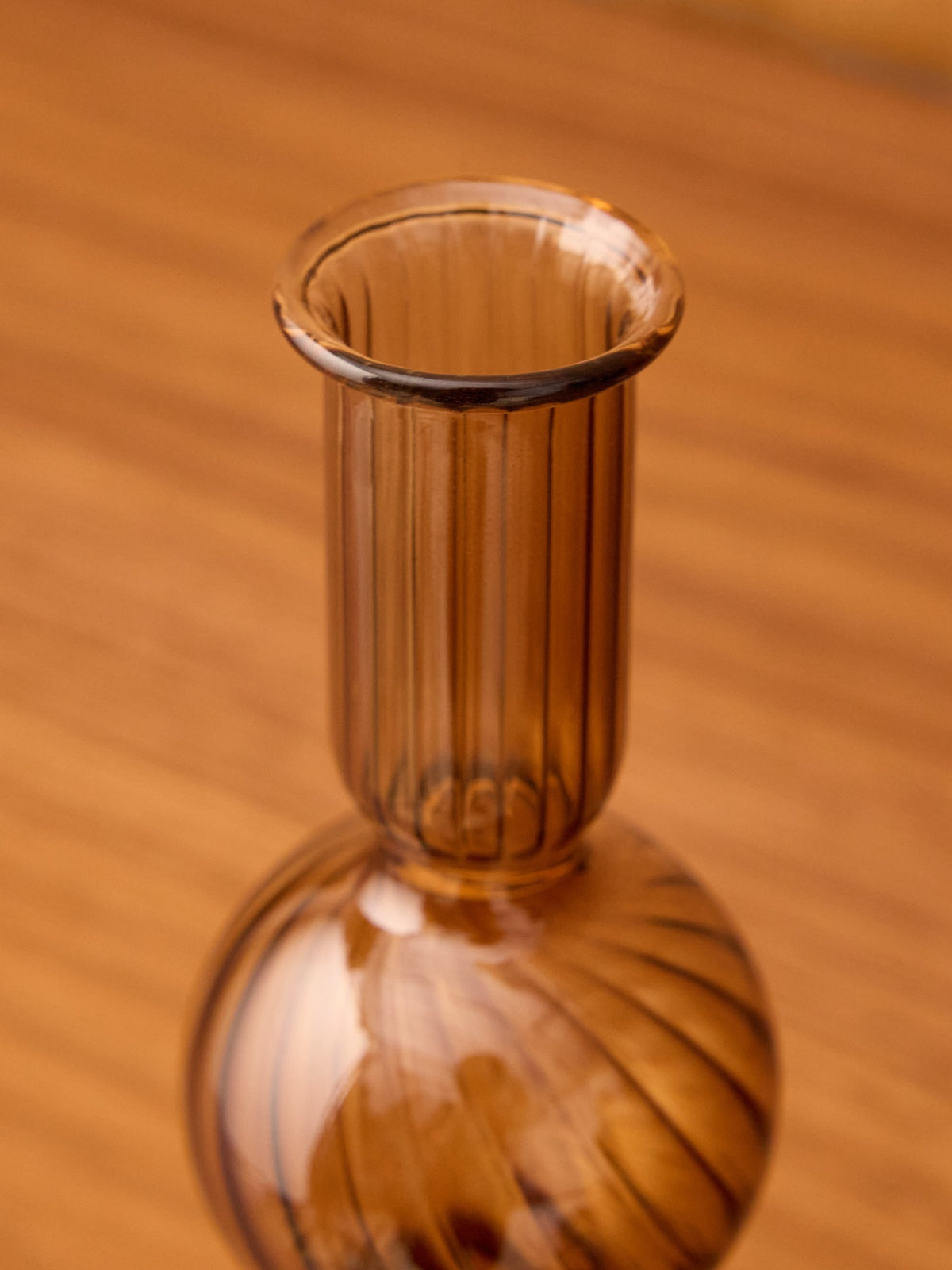 Bougeoir en verre Auguste - Moyen modèle