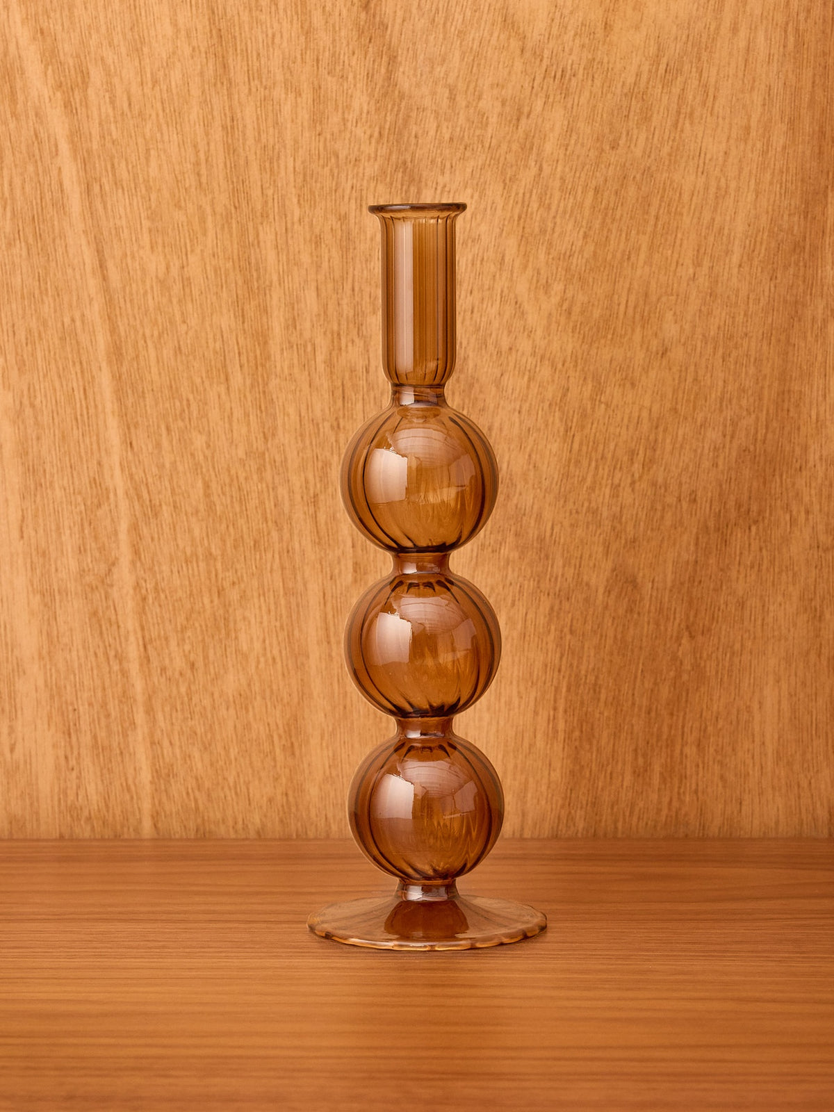 Bougeoir en verre Auguste - Moyen modèle