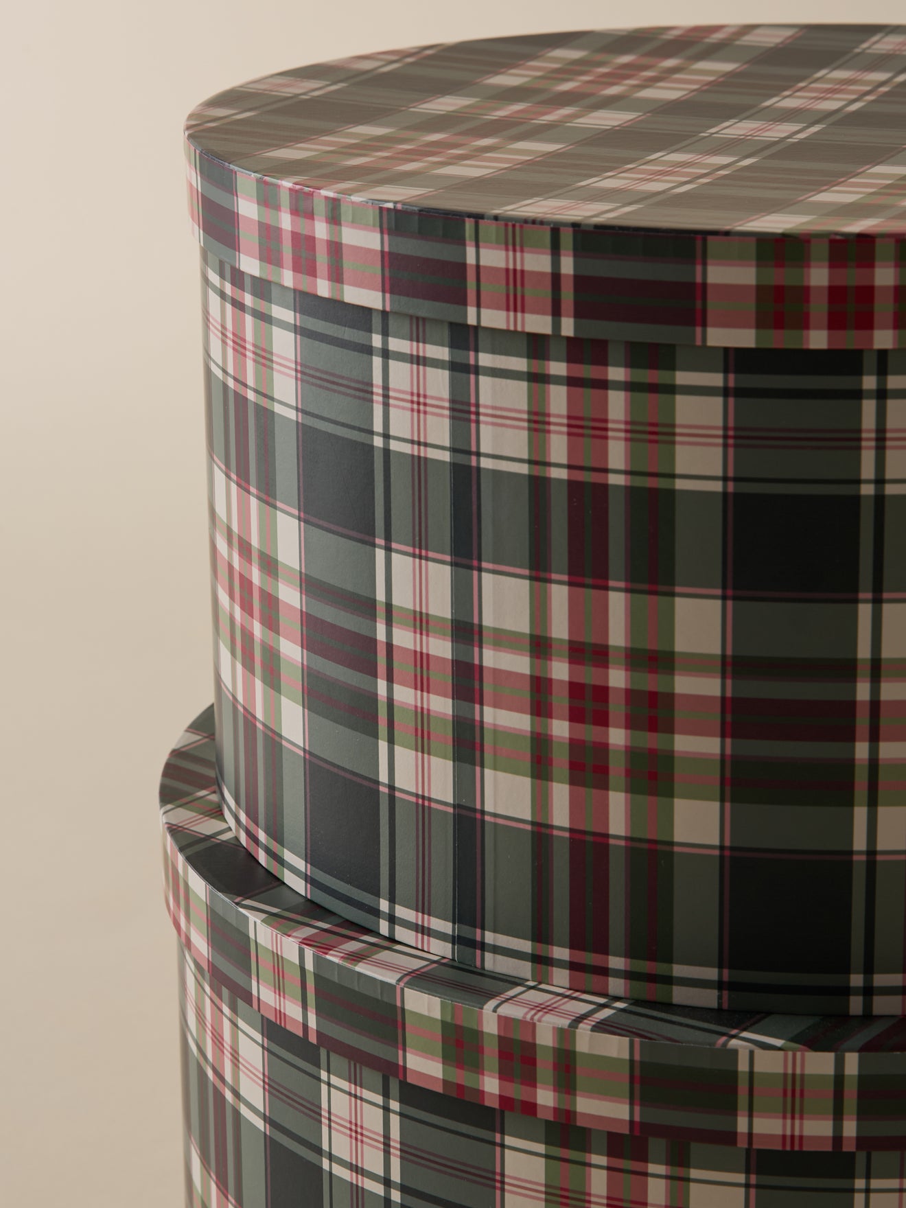 Boite gigogne tartan par 2
