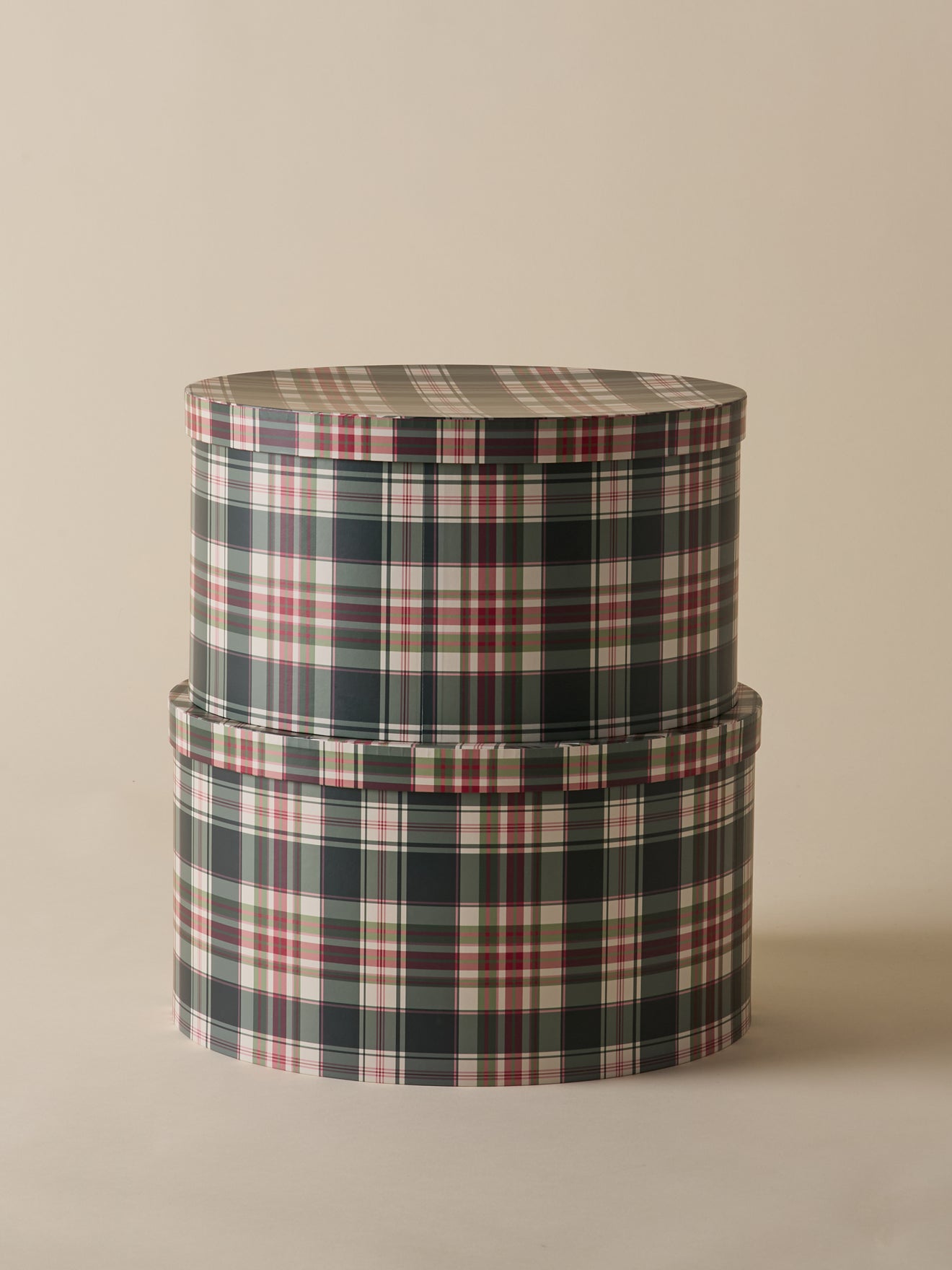Boite gigogne tartan par 2