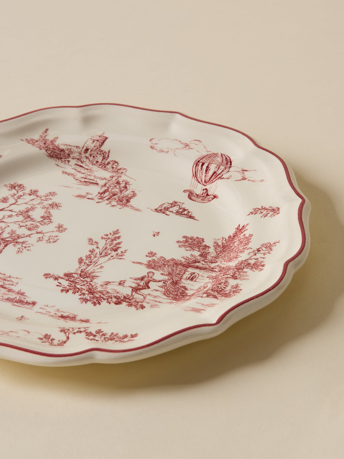 Lot de 4 assiettes à dessert - Gien X Cyrillus