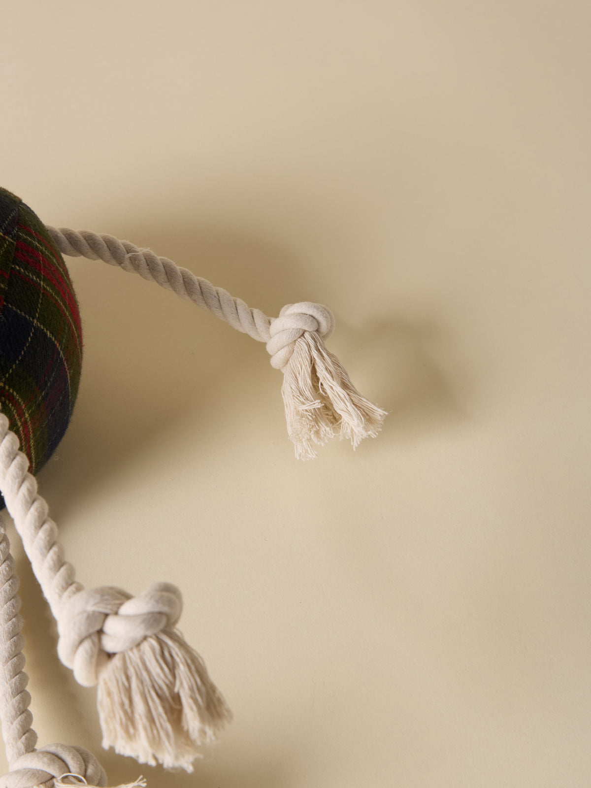 Balle pour chien motif tartan - Collection Fine Truffe
