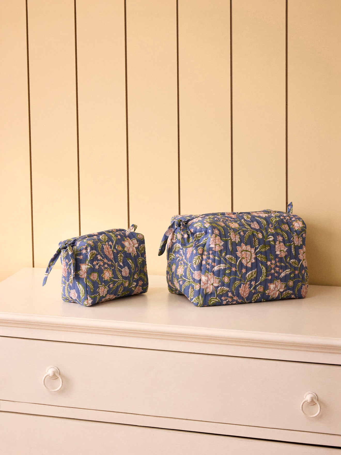 Trousse de toilette imprimé indien Bella