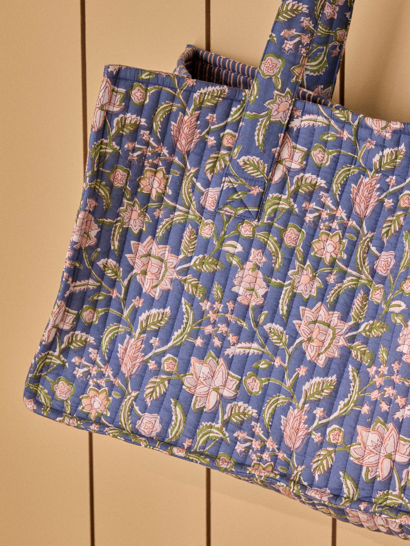 Sac cabas matelassé imprimé Bella