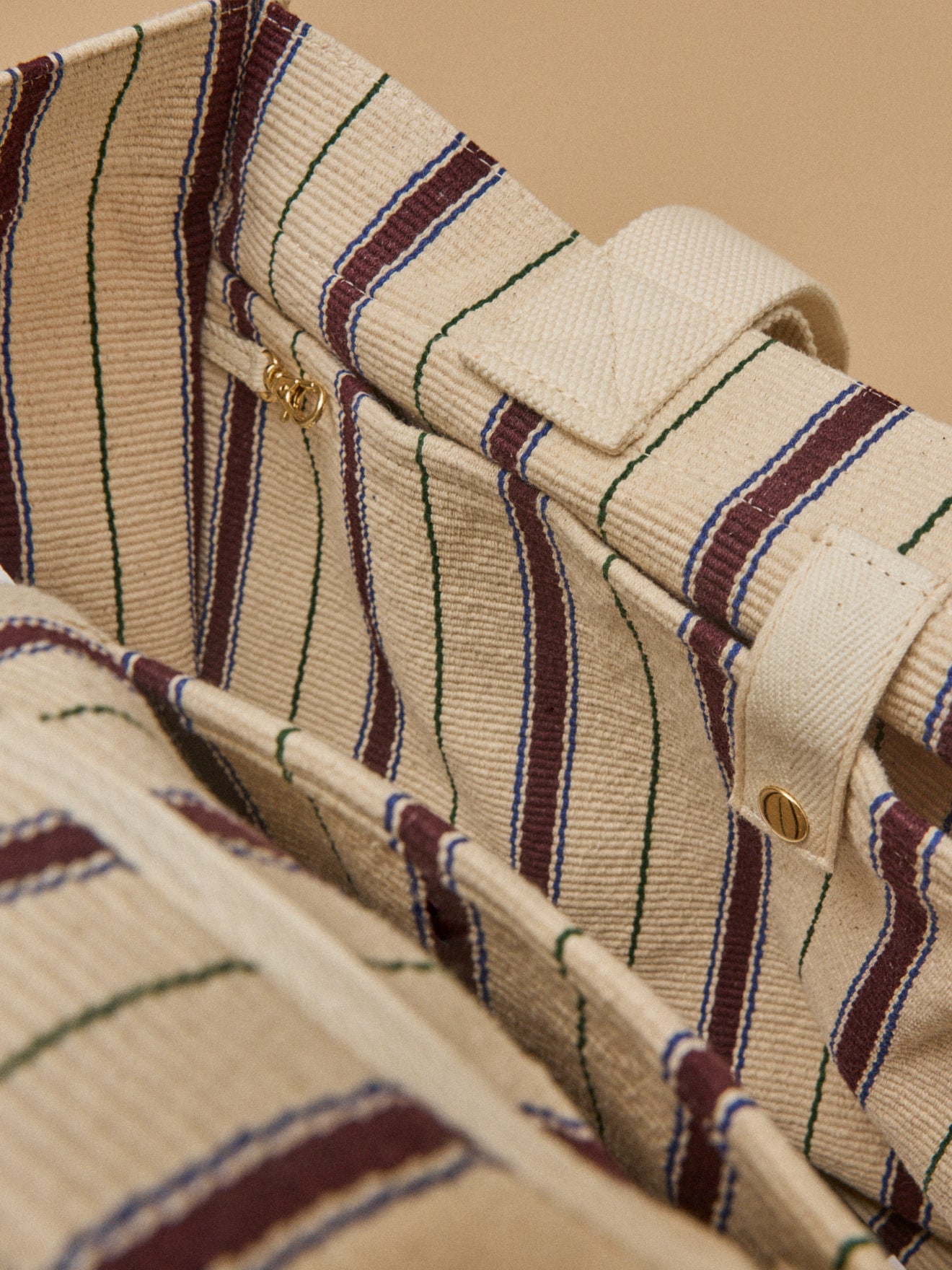 Maxi cabas rayé - Collaboration Moismont x Cyrillus