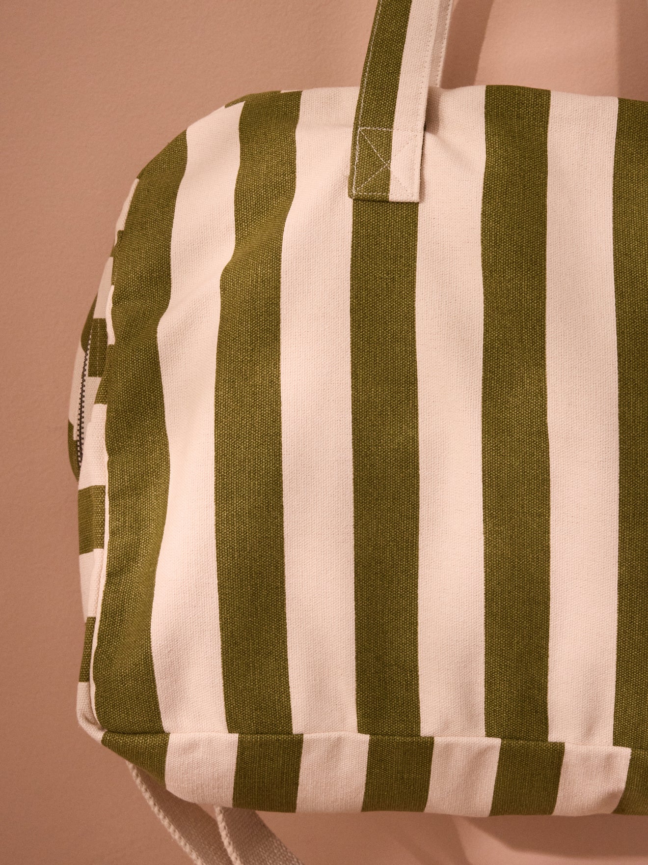 Sac week-end en toile rayée