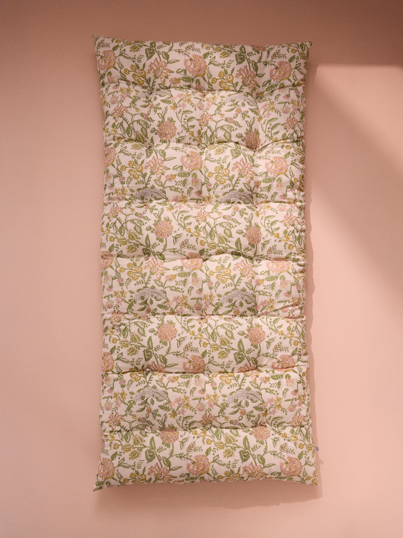 Matelas déco en tissu indien