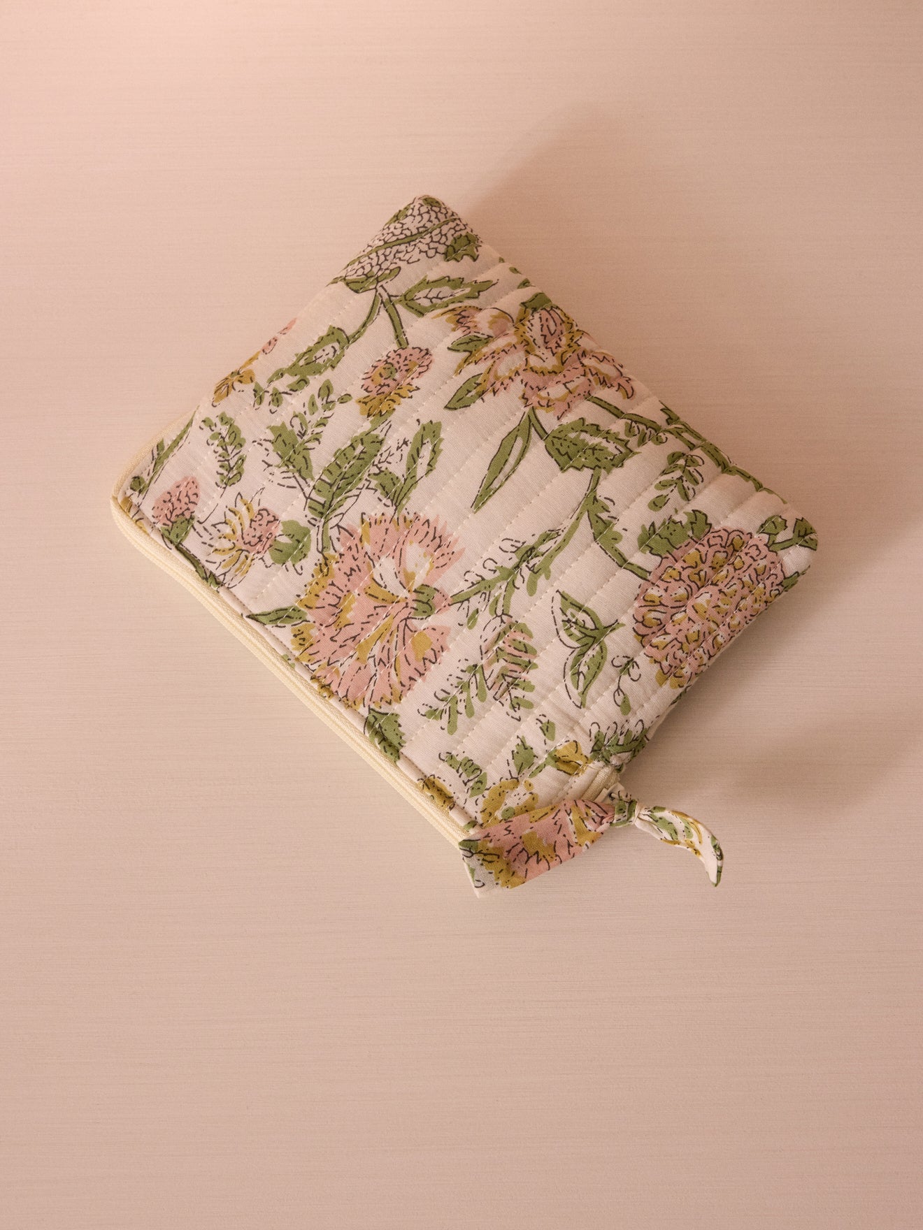 Petite trousse imprimé fleuri indien