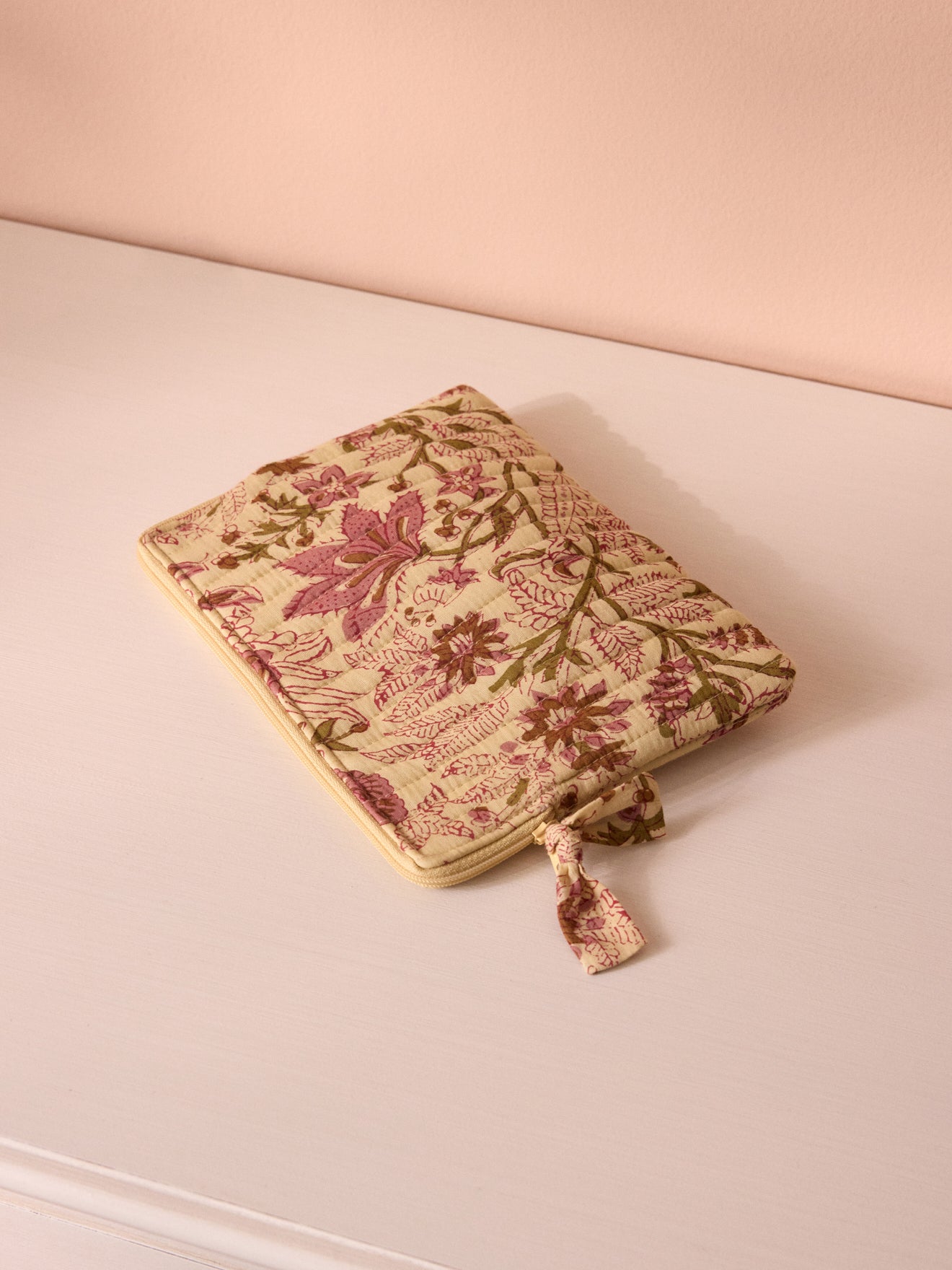 Petite trousse imprimé fleuri indien