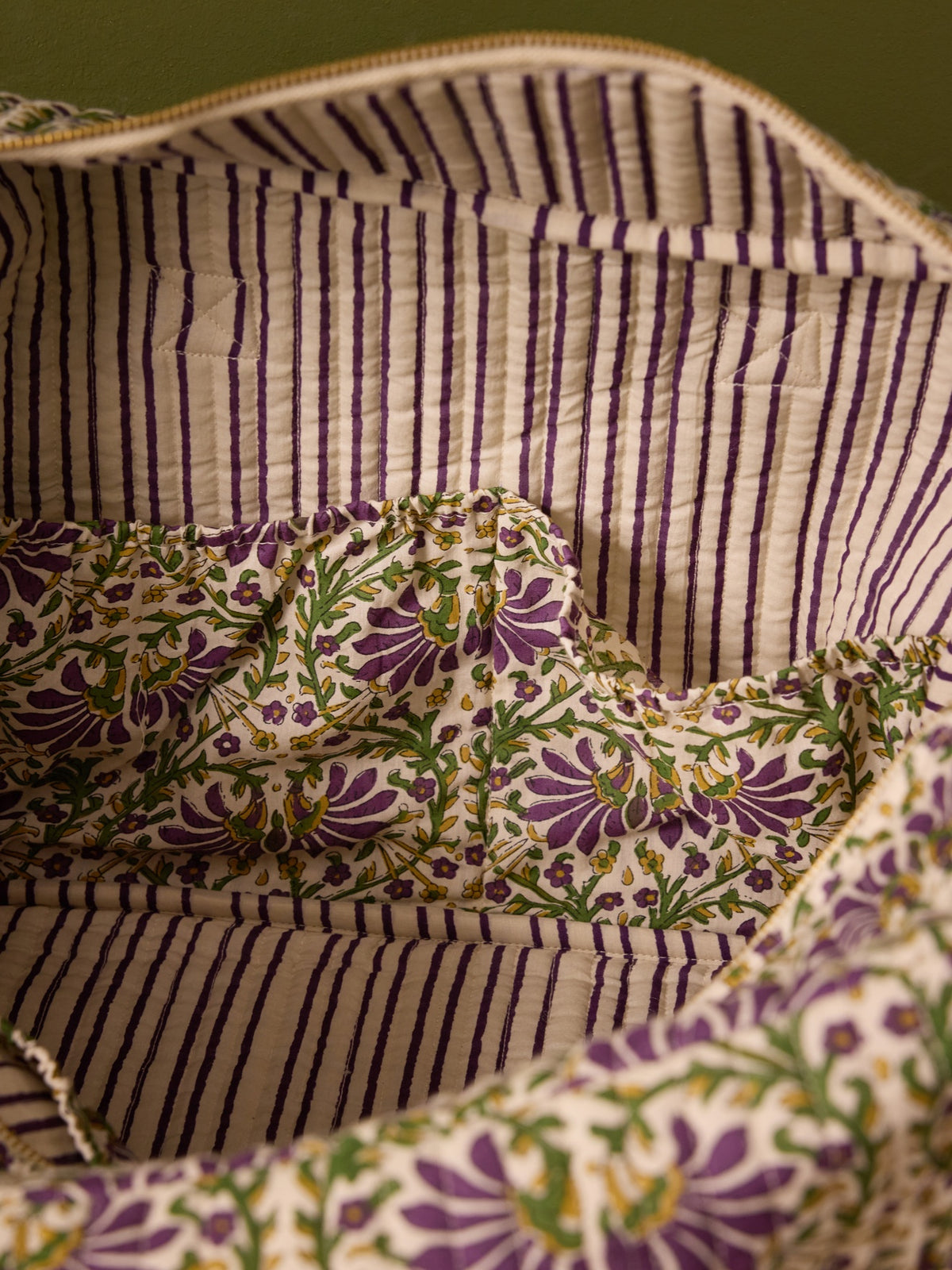 Sac week-end imprimé indien Mysore